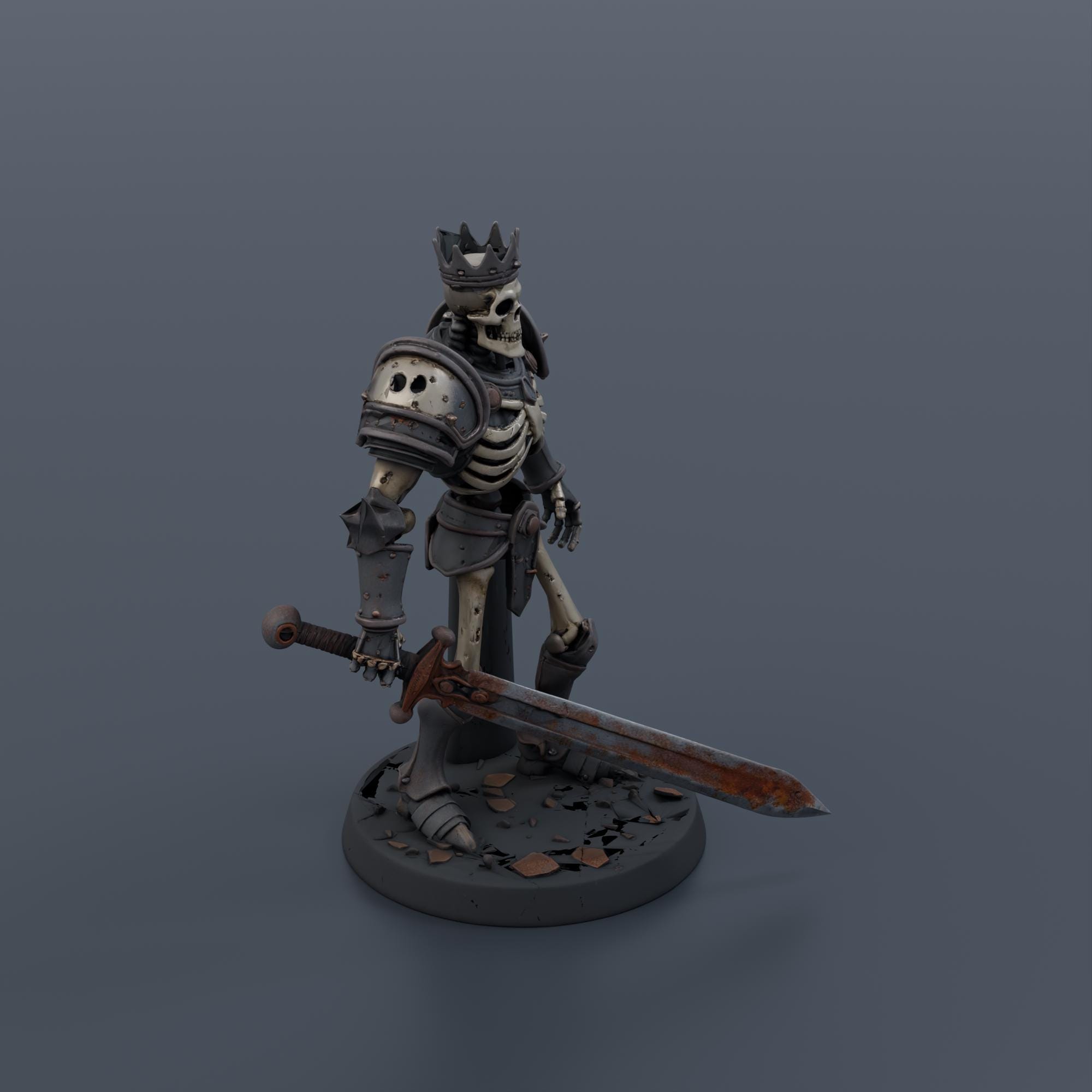 Skeleton King Miniature STL