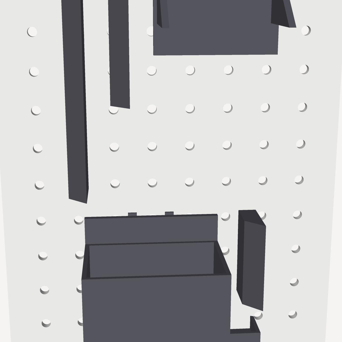 French Cleat System STL Pack, 45 Degree Wall Rail 3D Print Files, Garage Organization, Instant Download