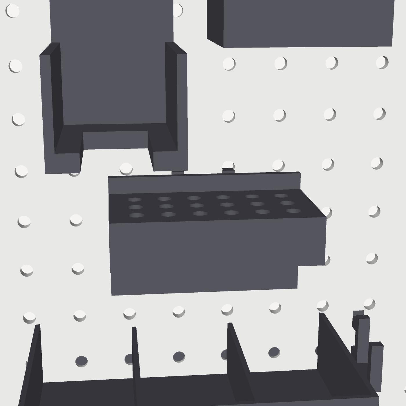 Sandpaper and Rotary Bit Organizer STL Pack, 3D Print Files, Pegboard Workshop Storage, Instant Download