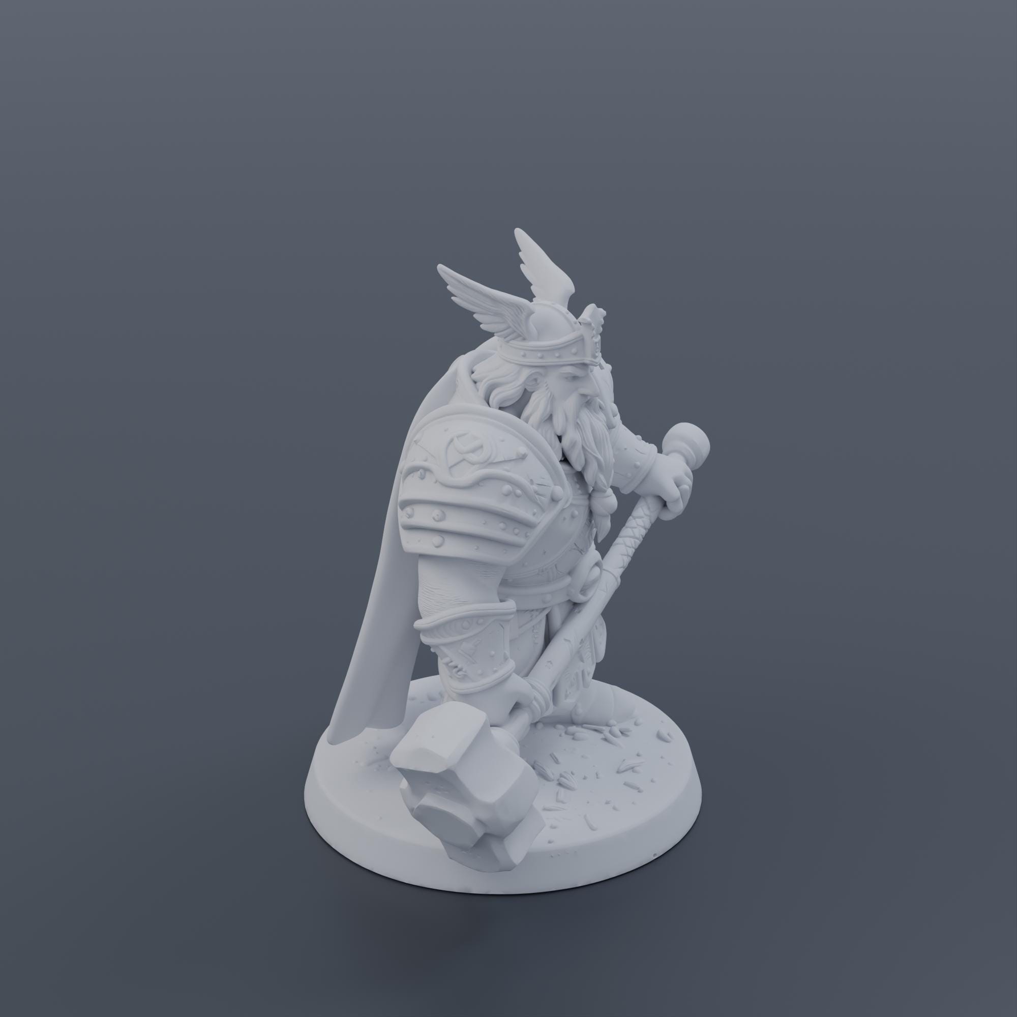 Dwarf King Miniature STL
