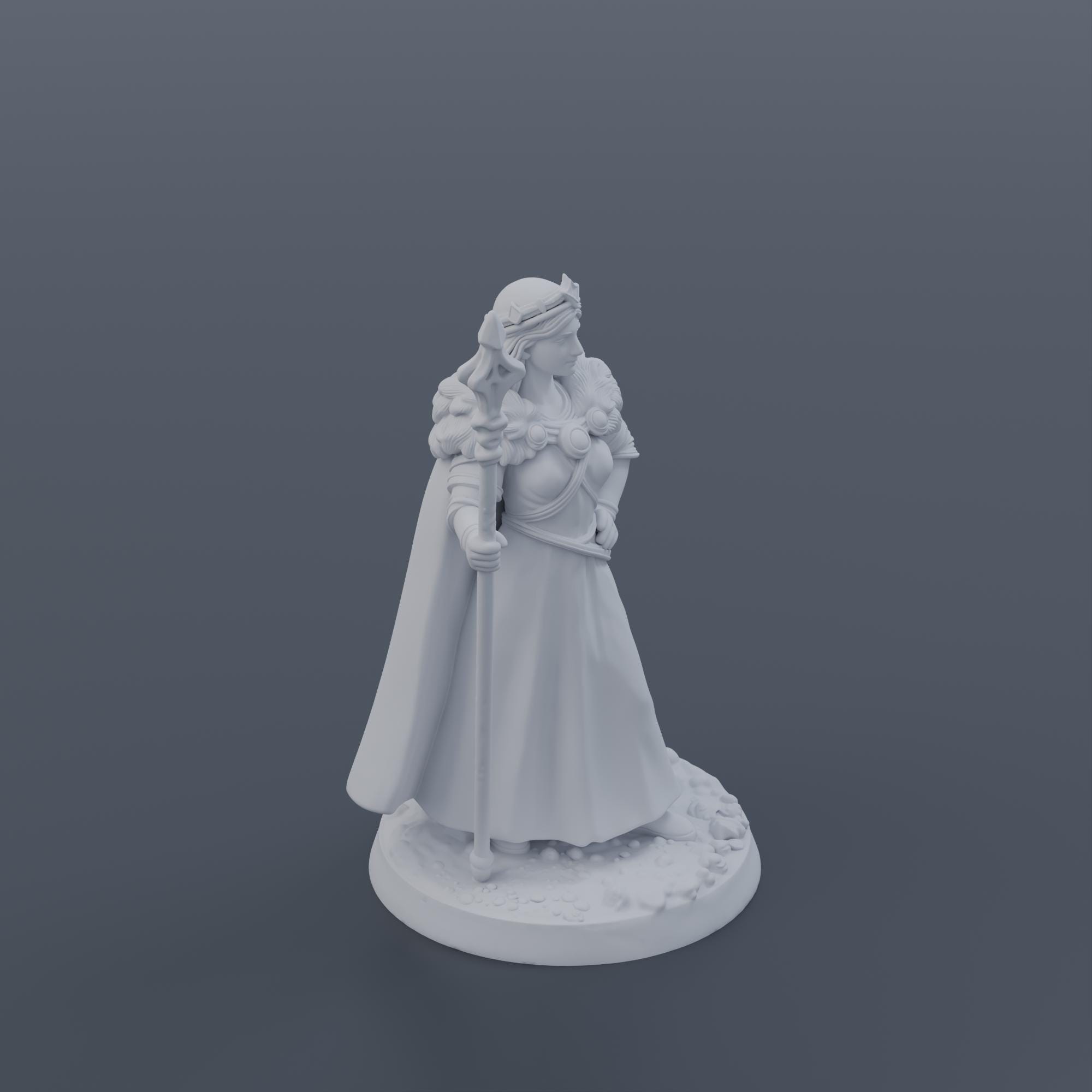 Warrior Queen Miniature STL