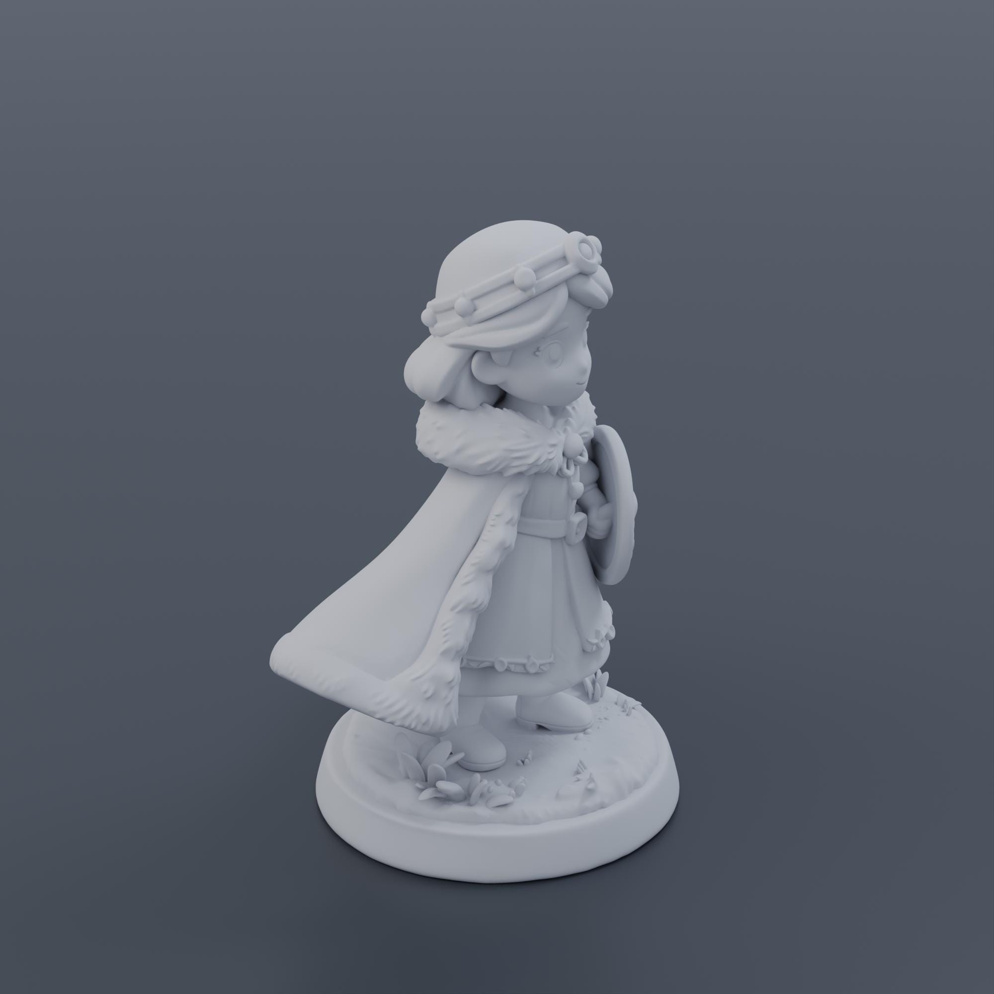 Warrior Princess Miniature STL