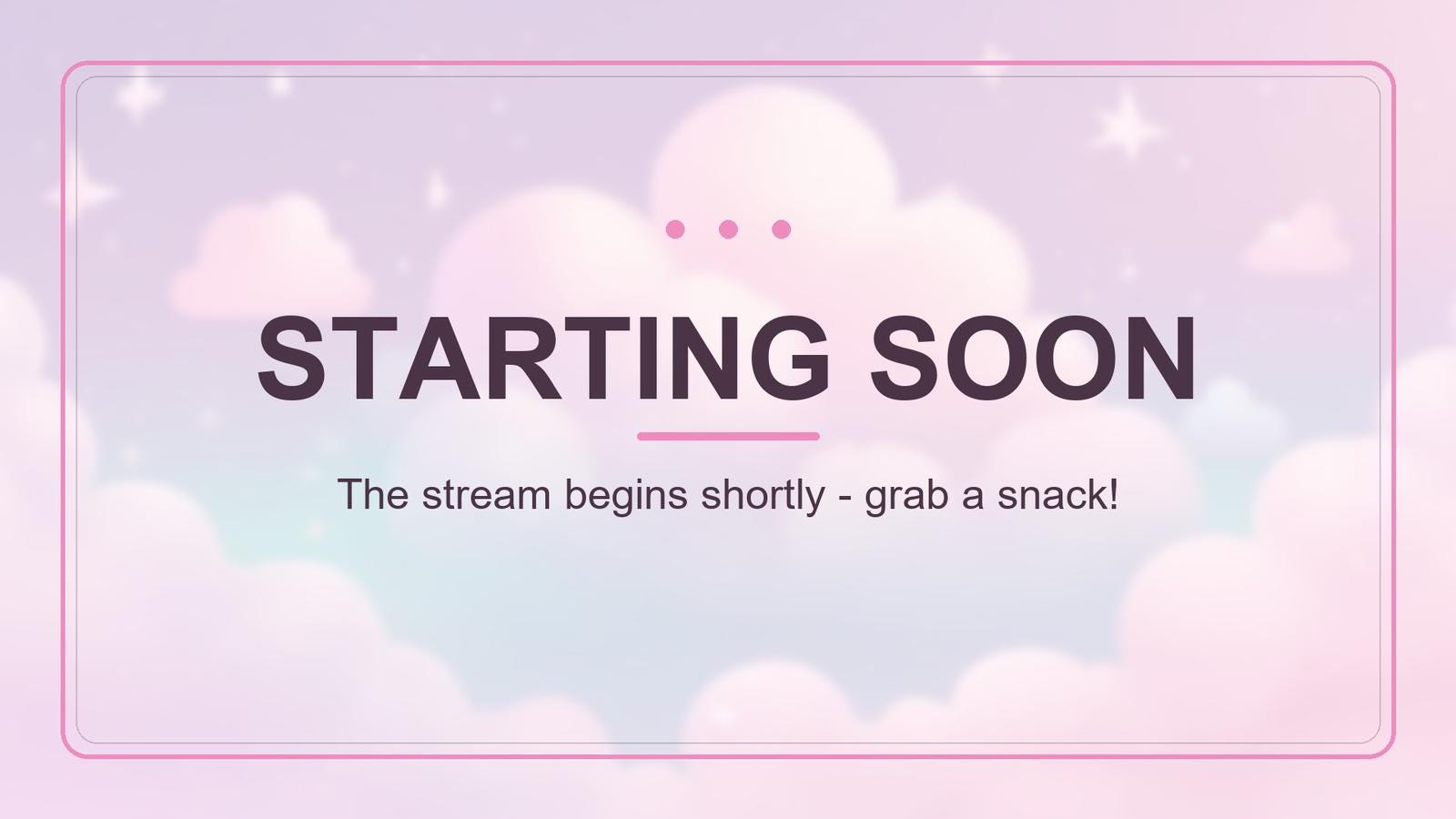 Kawaii Twitch Overlay Package
