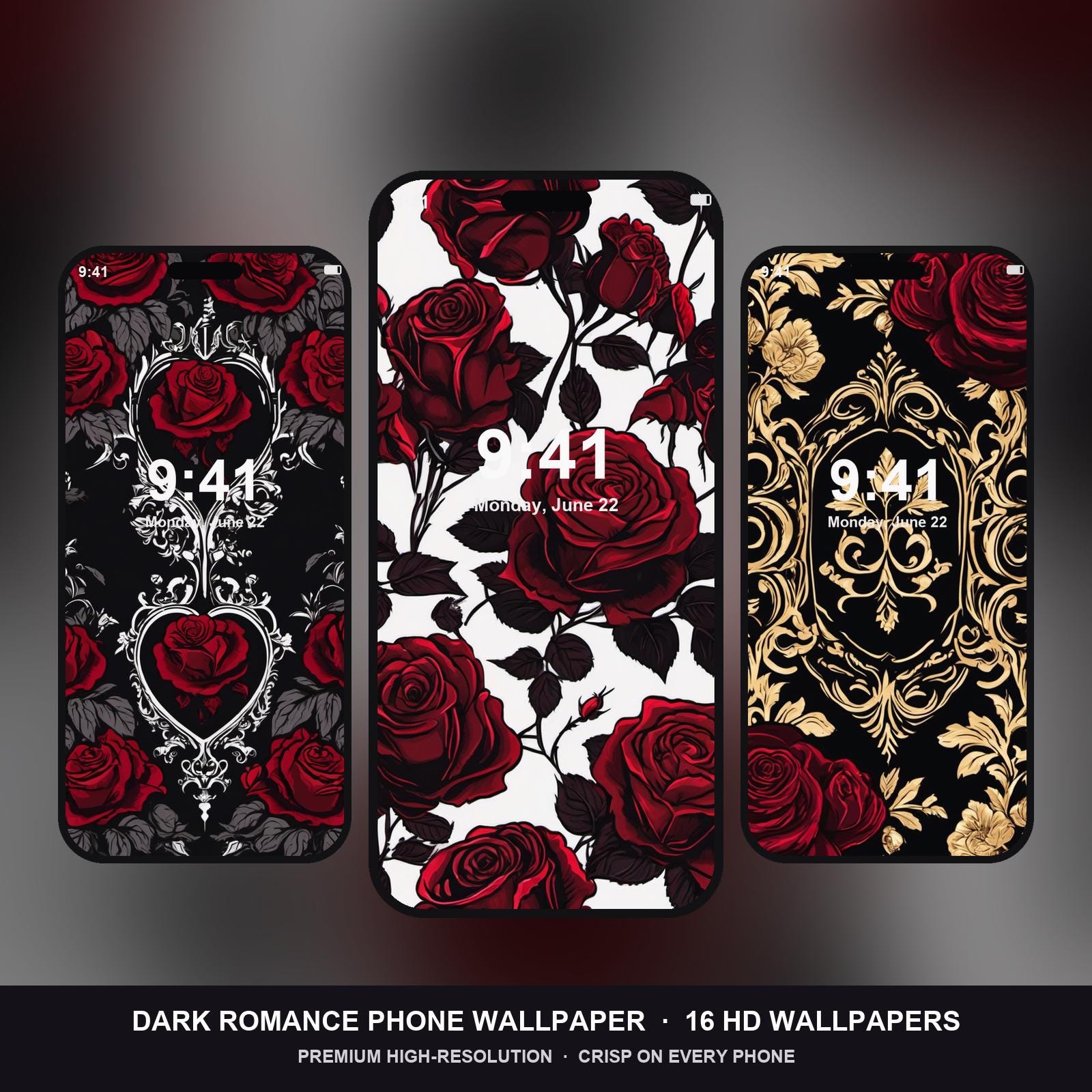 Dark Romance Phone Wallpaper