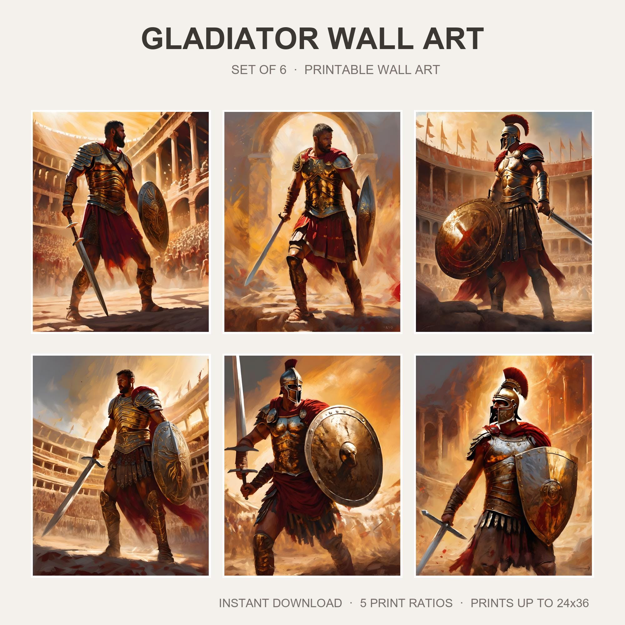 Gladiator Wall Art