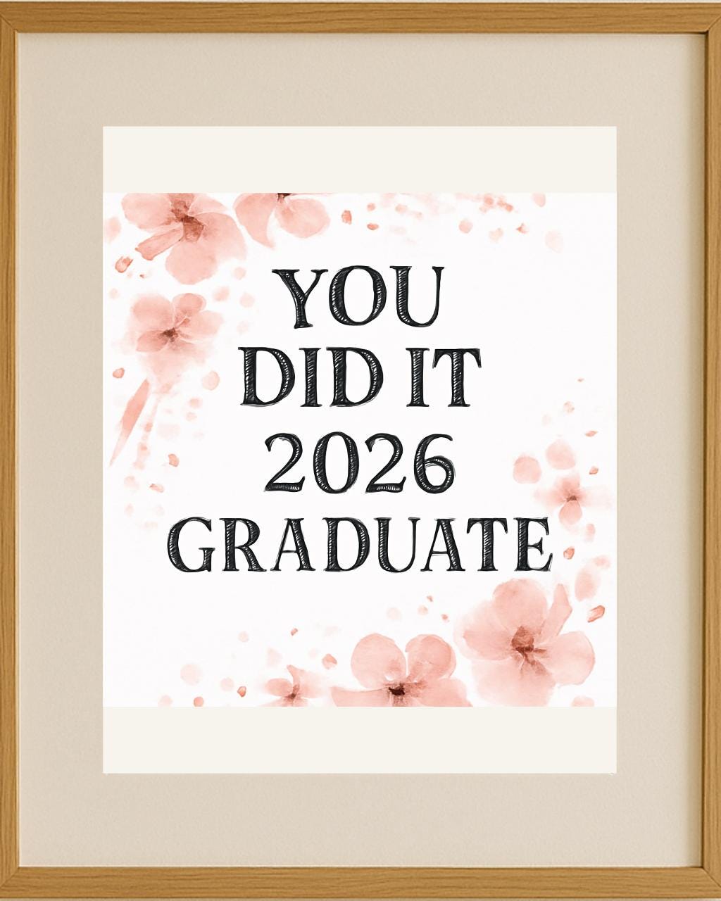 Class of 2026 Graduation Wall Art
