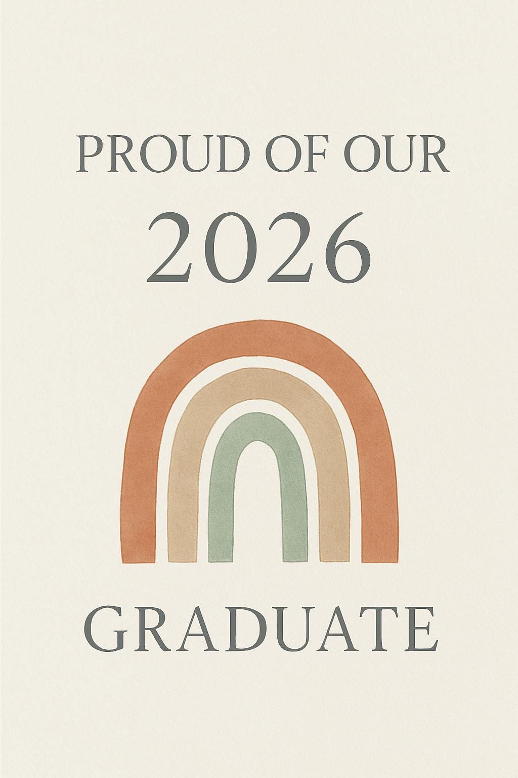Class of 2026 Graduation Wall Art