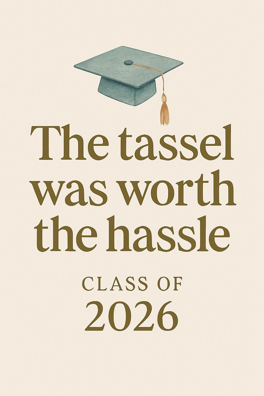 Class of 2026 Graduation Wall Art