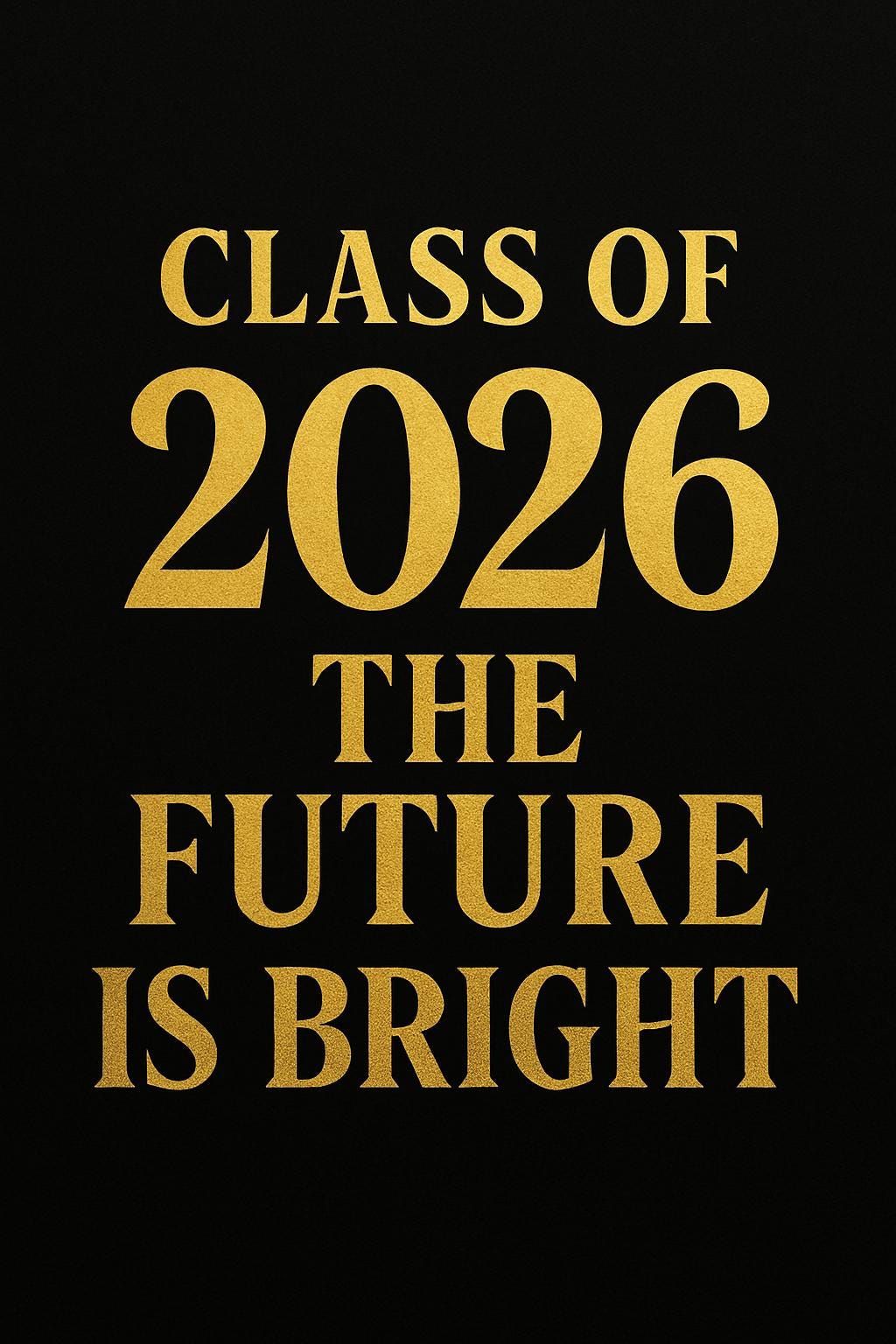 Class of 2026 Graduation Wall Art