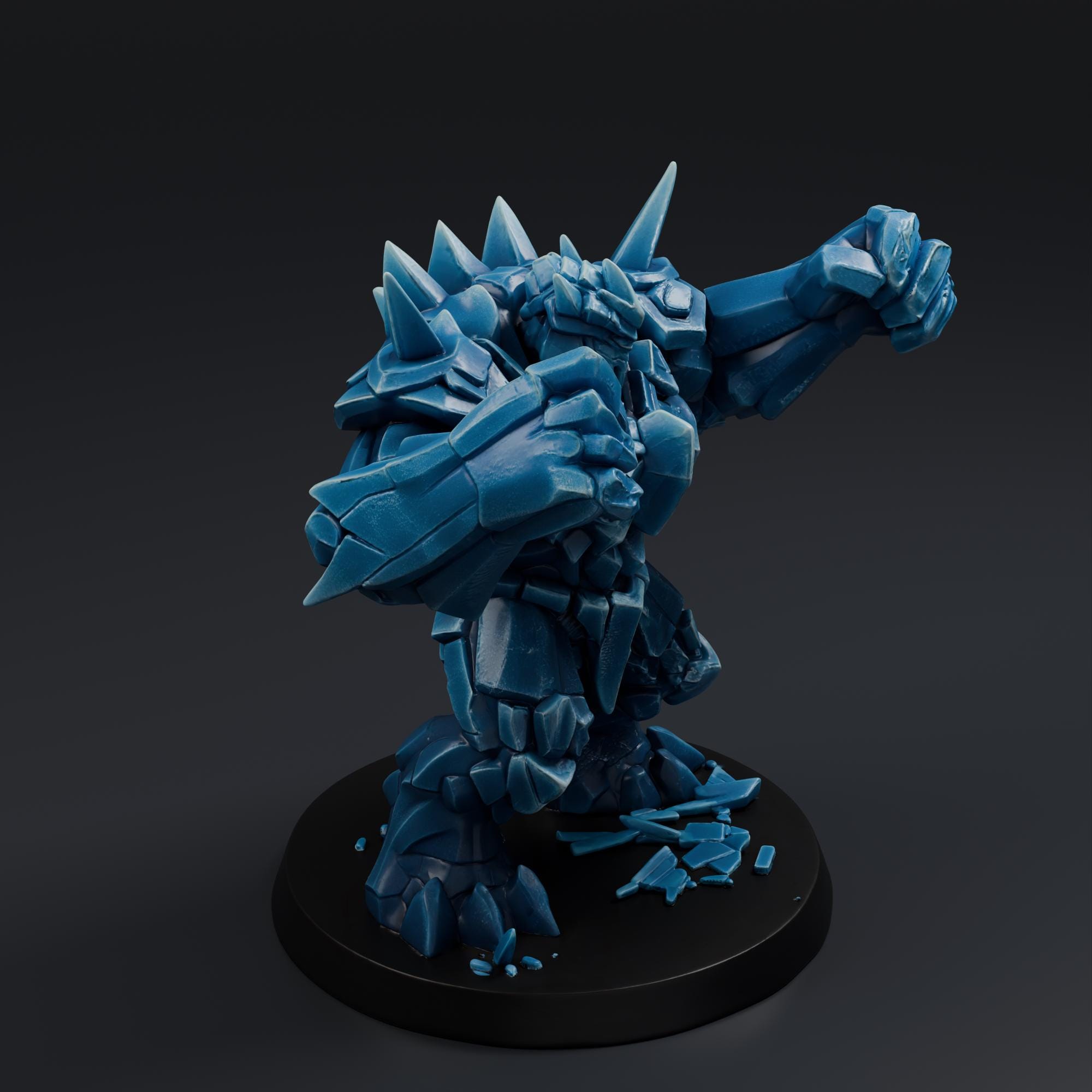 Kaltherak The Glacier STL File - Fantasy Tabletop Miniature 28mm Wargaming 3D Print