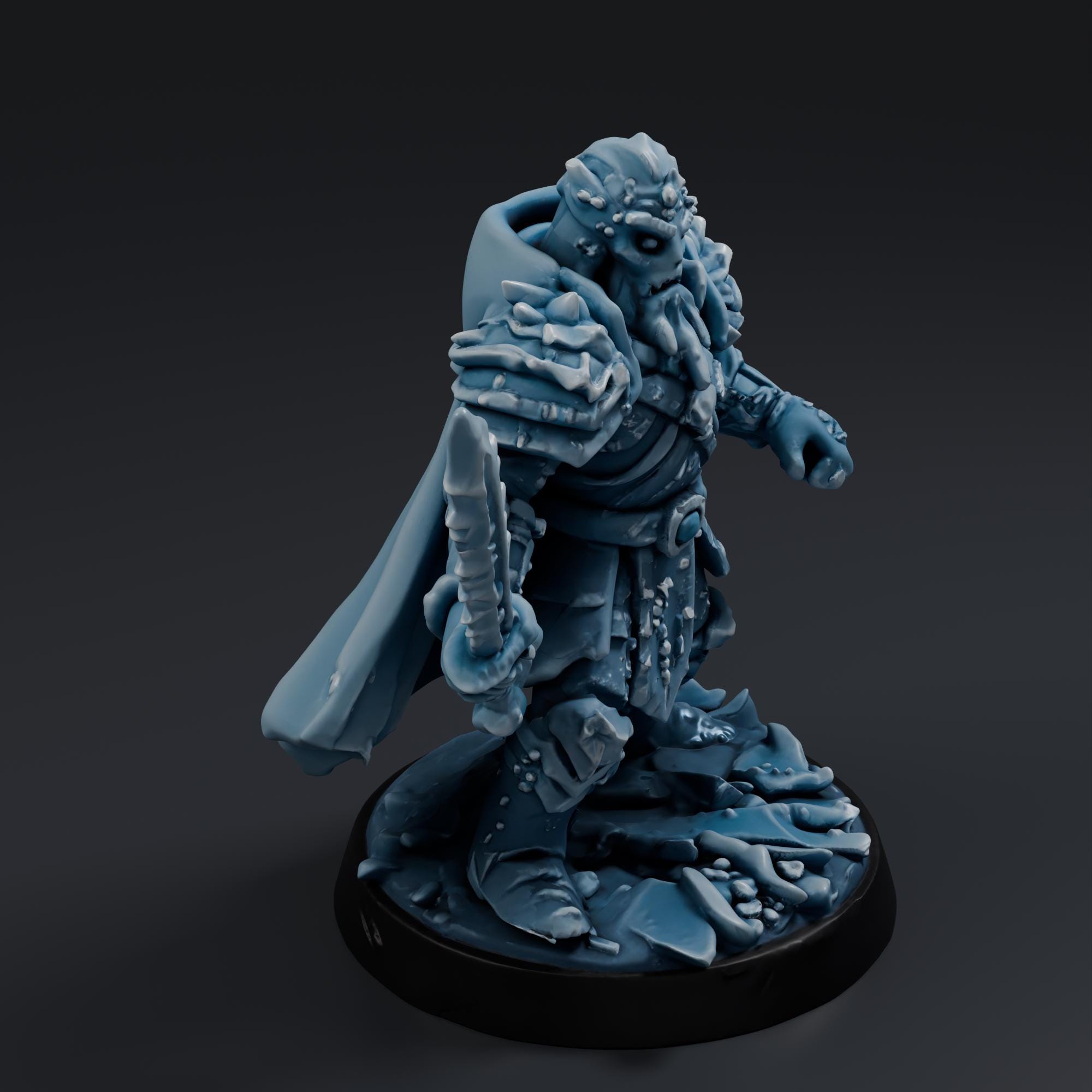 Ice Lord STL File - Fantasy Tabletop Miniature 28mm Wargaming 3D Print