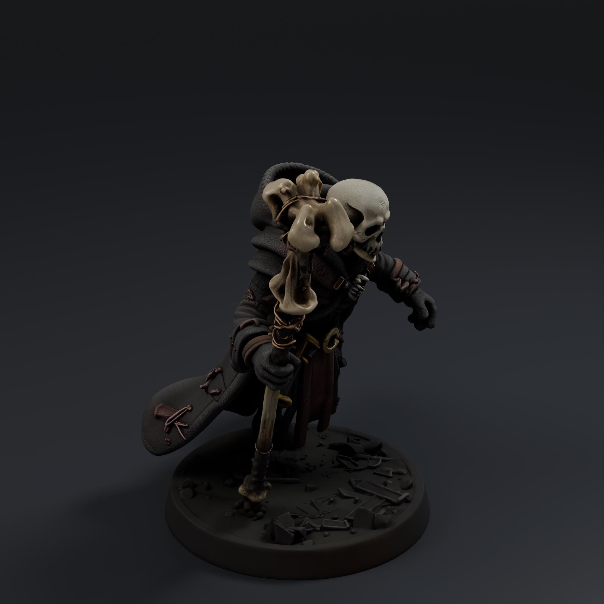 Vossk STL File - Fantasy Tabletop Miniature 28mm Wargaming 3D Print