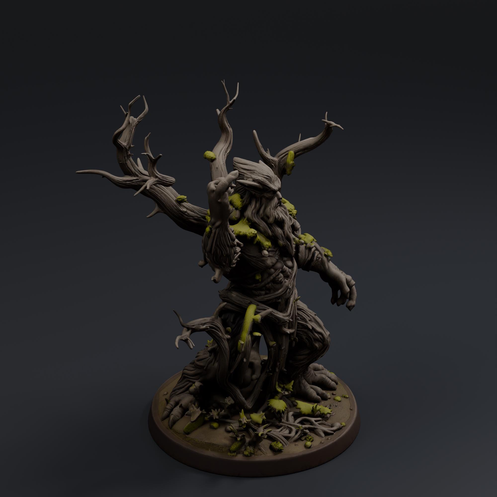 Treant STL File - Fantasy Tabletop Miniature 28mm Wargaming 3D Print