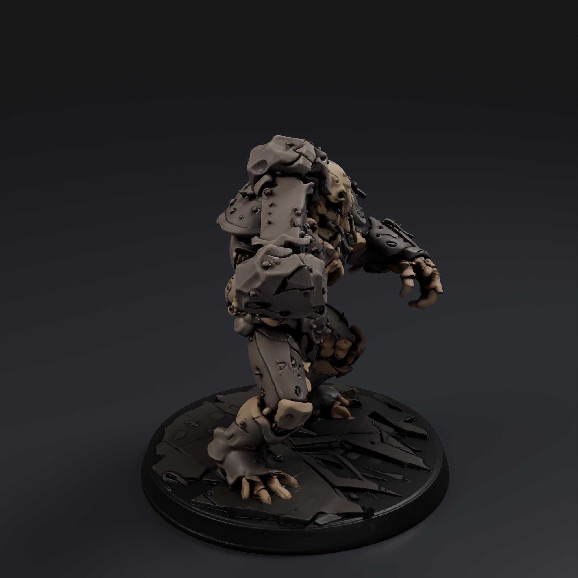 Skeletal Titan 1 STL File - Fantasy Tabletop Miniature 28mm Wargaming 3D Print