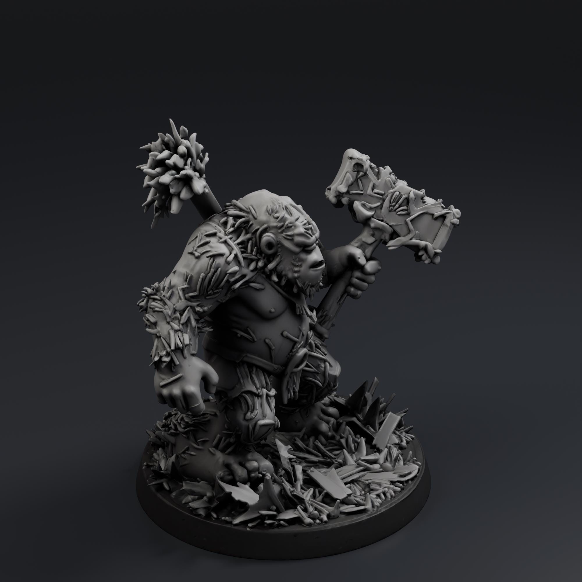 Cave Troll Miniature Pack - 2 Sculpts