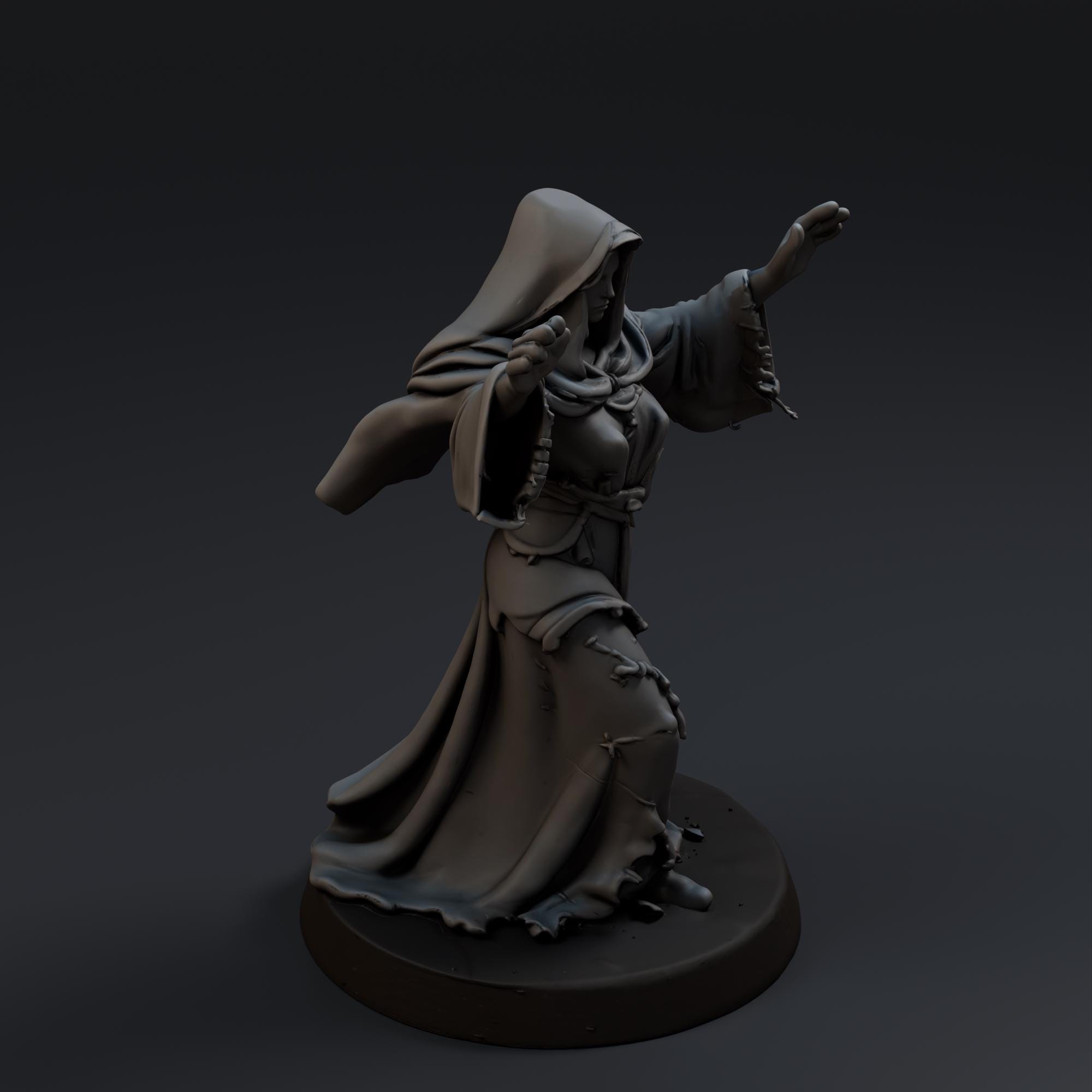 Ghostly Sorceress Miniature Pack - 2 Sculpts