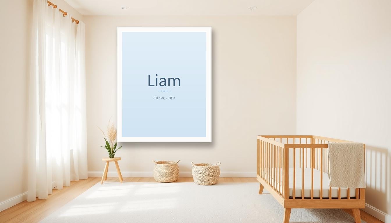 Personalized Name Sign Printable, Custom Nursery Sky Name Wall Art, Nursery Name Print Digital Download, Any Name