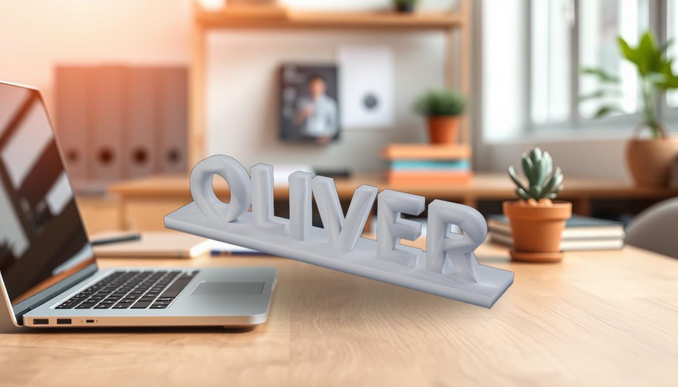 Personalized Desk Name Plate STL, Custom 3D Printable Nameplate for Office Gamer and Kids Desk, Made to Order Digital File