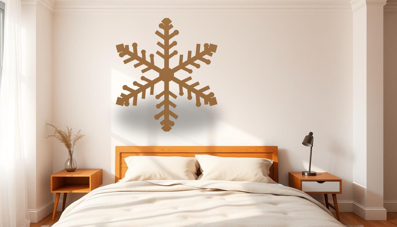 Snowflake CNC Cut Files Bundle, SVG DXF Laser Cut Files, Winter Christmas Wall Art Ornaments, Woodworking Digital Download