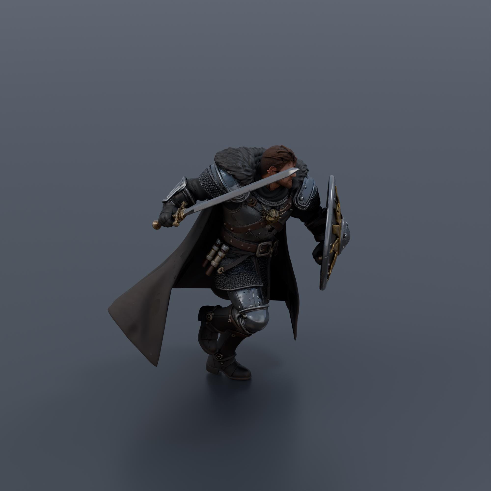 Champion Knight Miniature STL