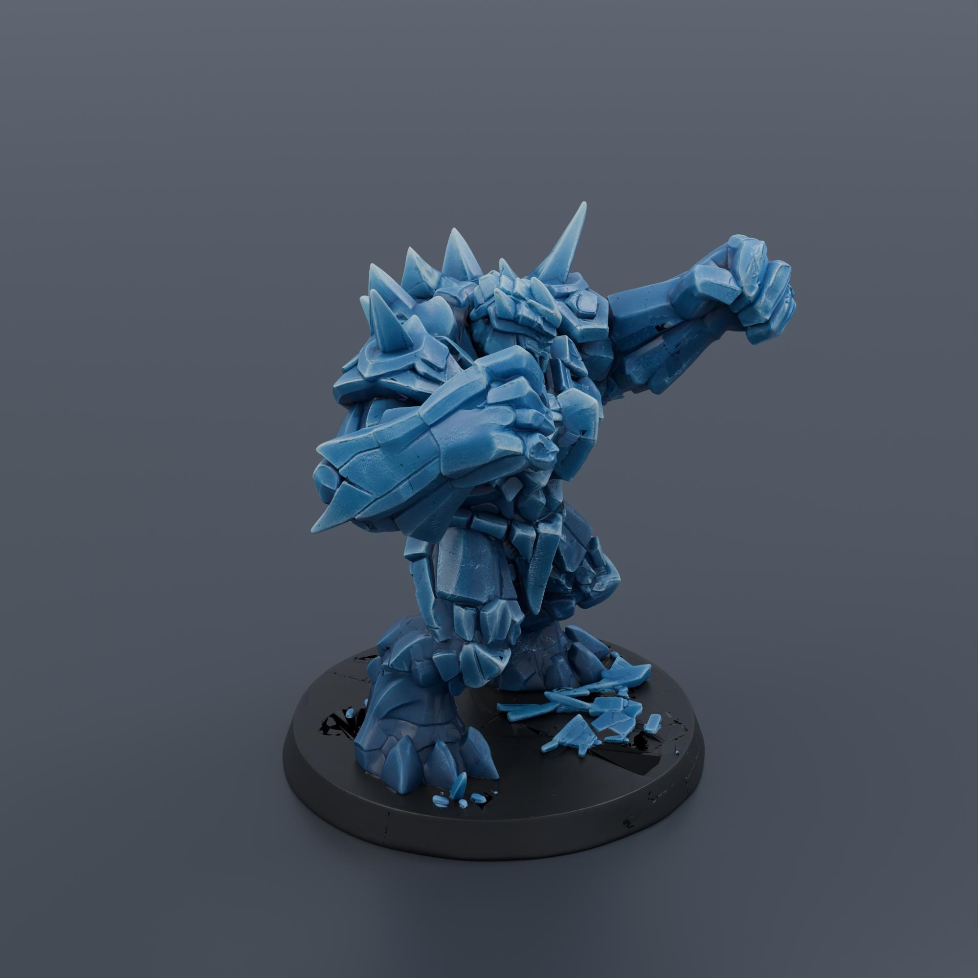 Glacier Golem Miniature STL