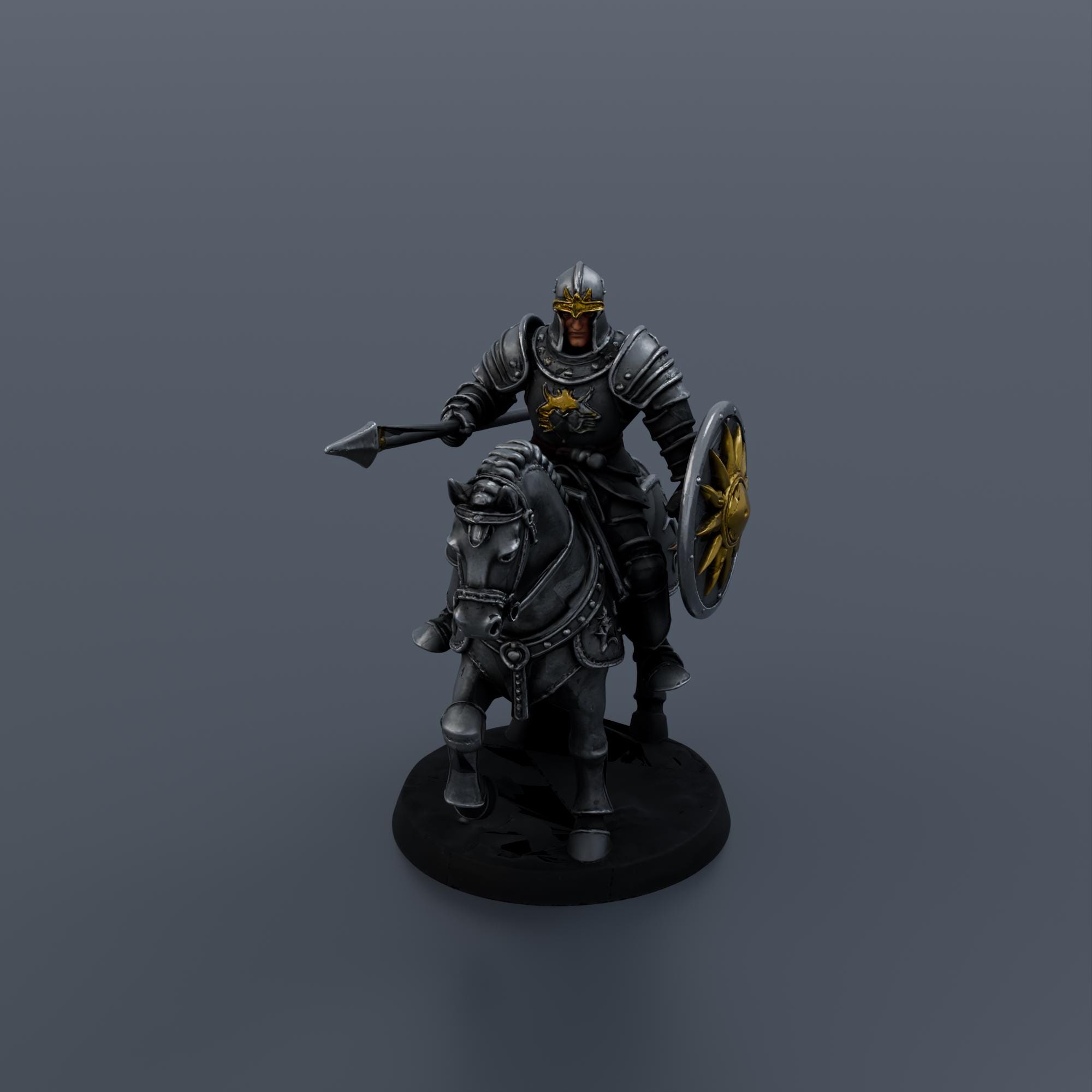 Shock Cavalry Miniature STL