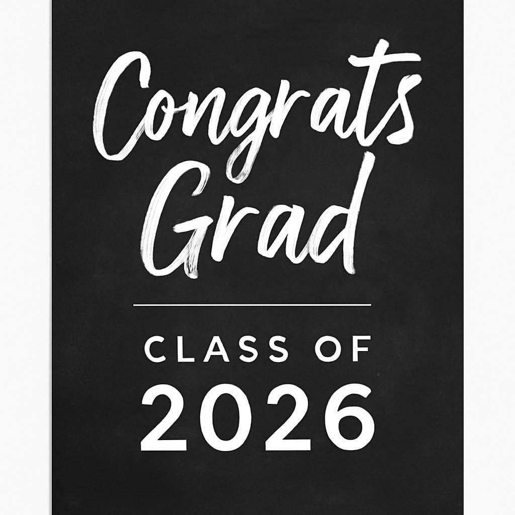 Class of 2026 Graduation Wall Art