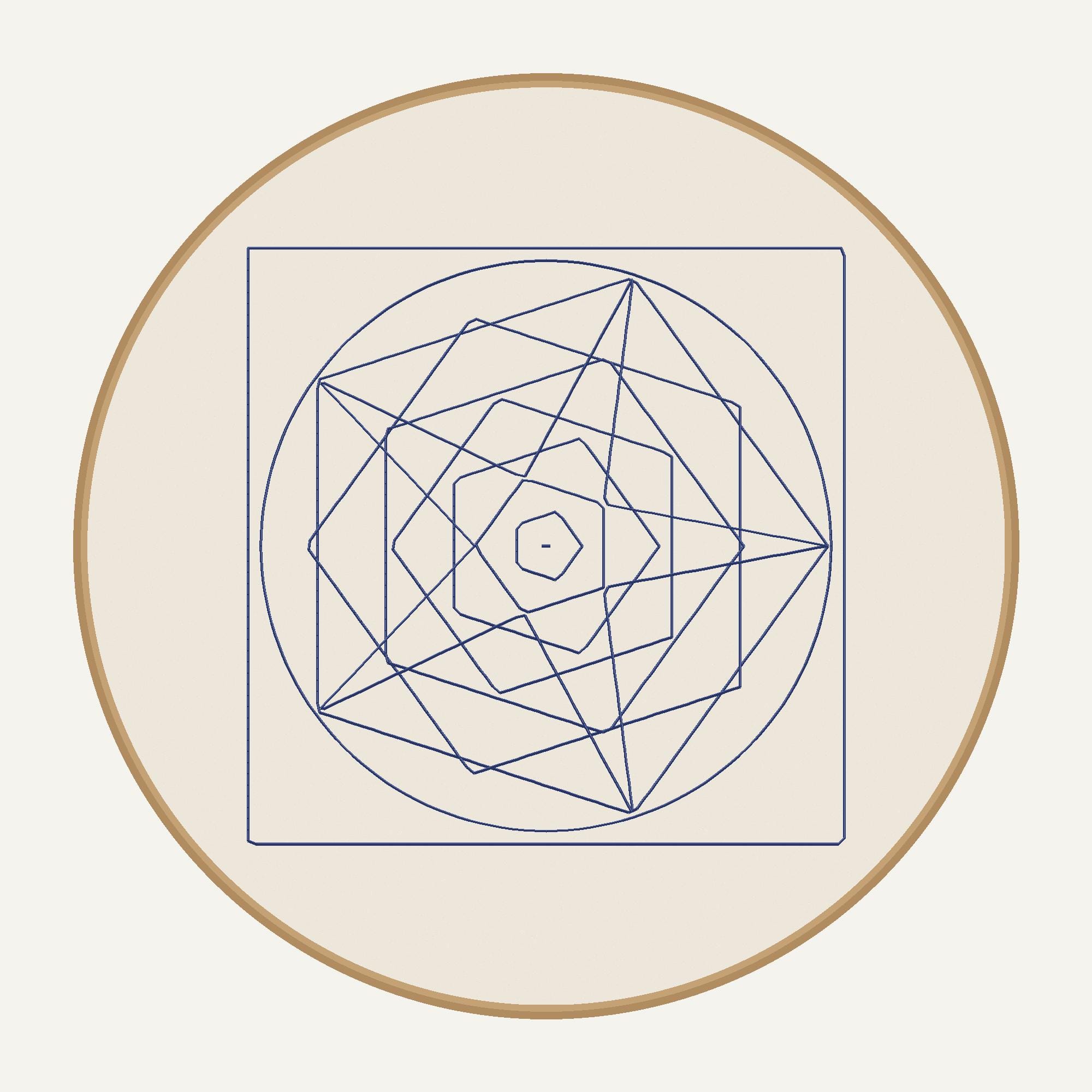 Sacred Geometry Machine Embroidery