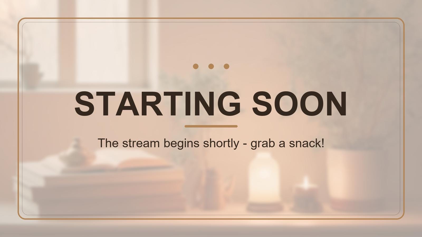 Cozy Twitch Overlay Package