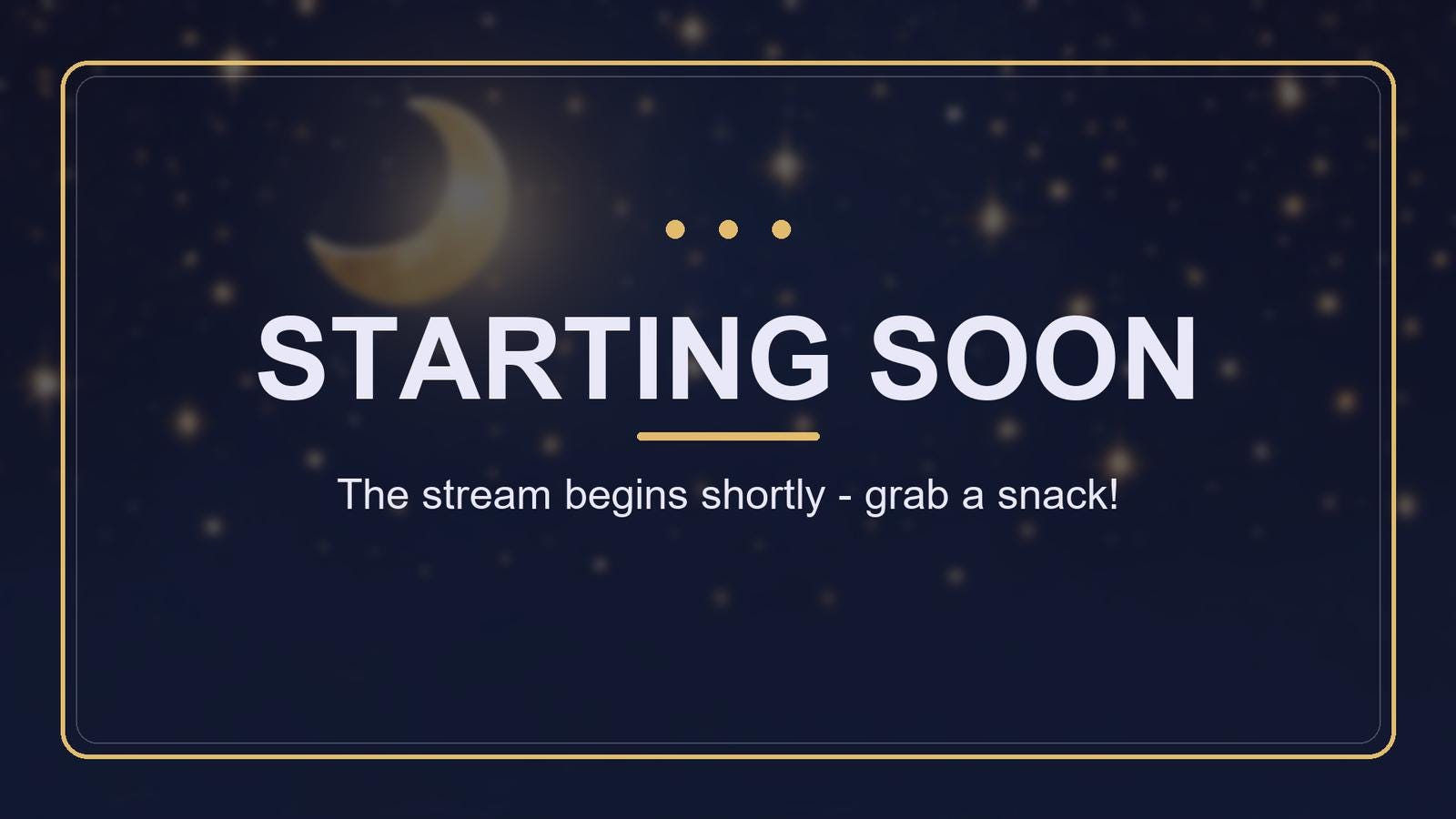 Celestial Twitch Overlay Package