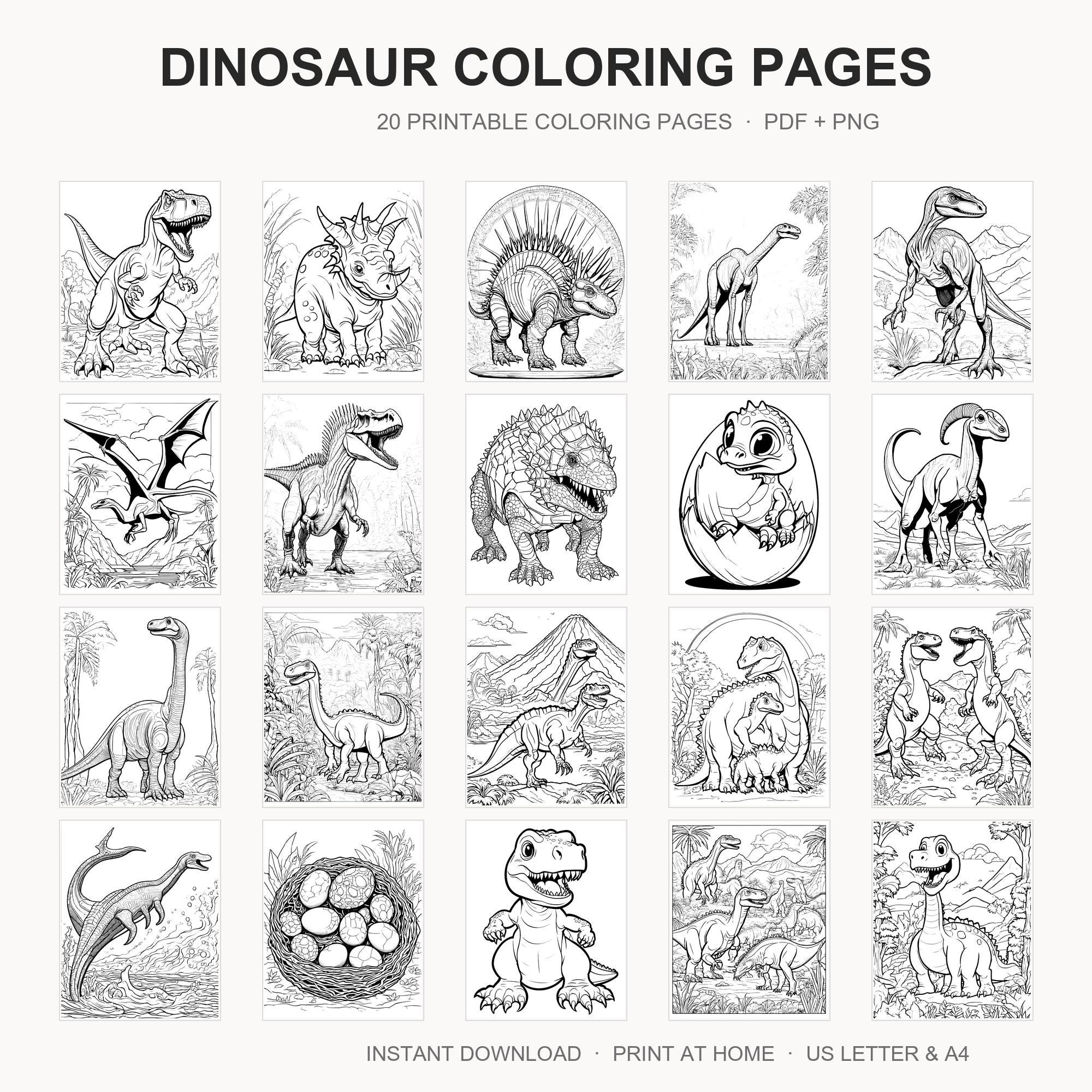 Dinosaur Coloring Pages