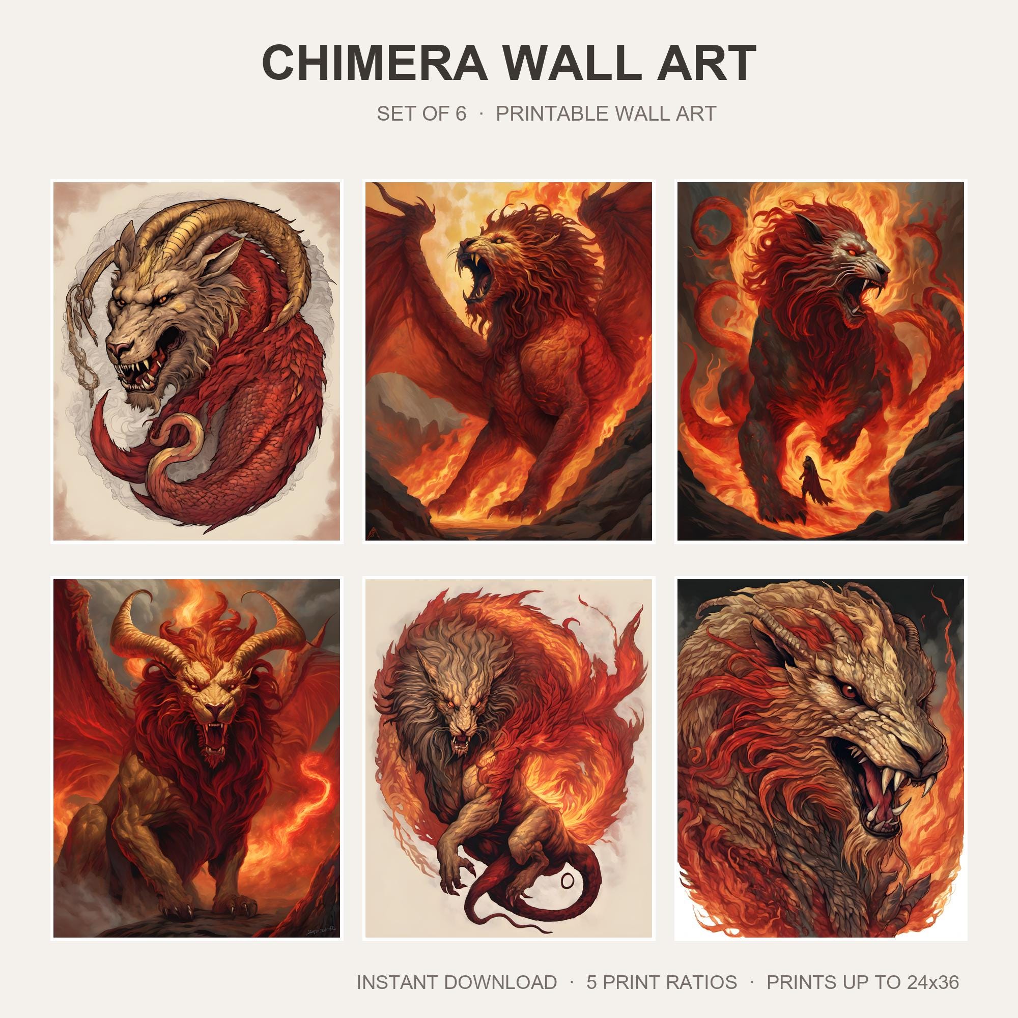 Chimera Wall Art