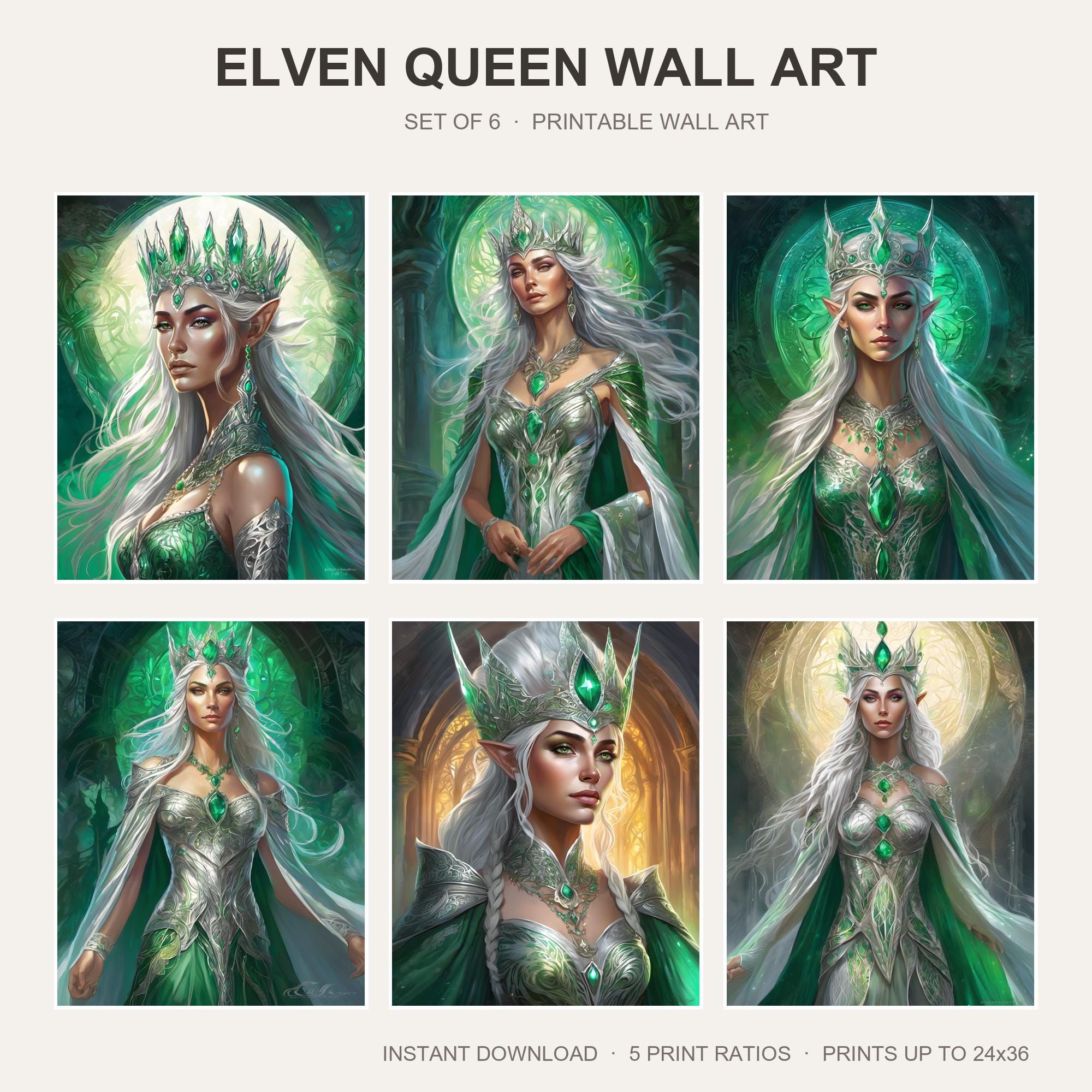 Elven Queen Wall Art