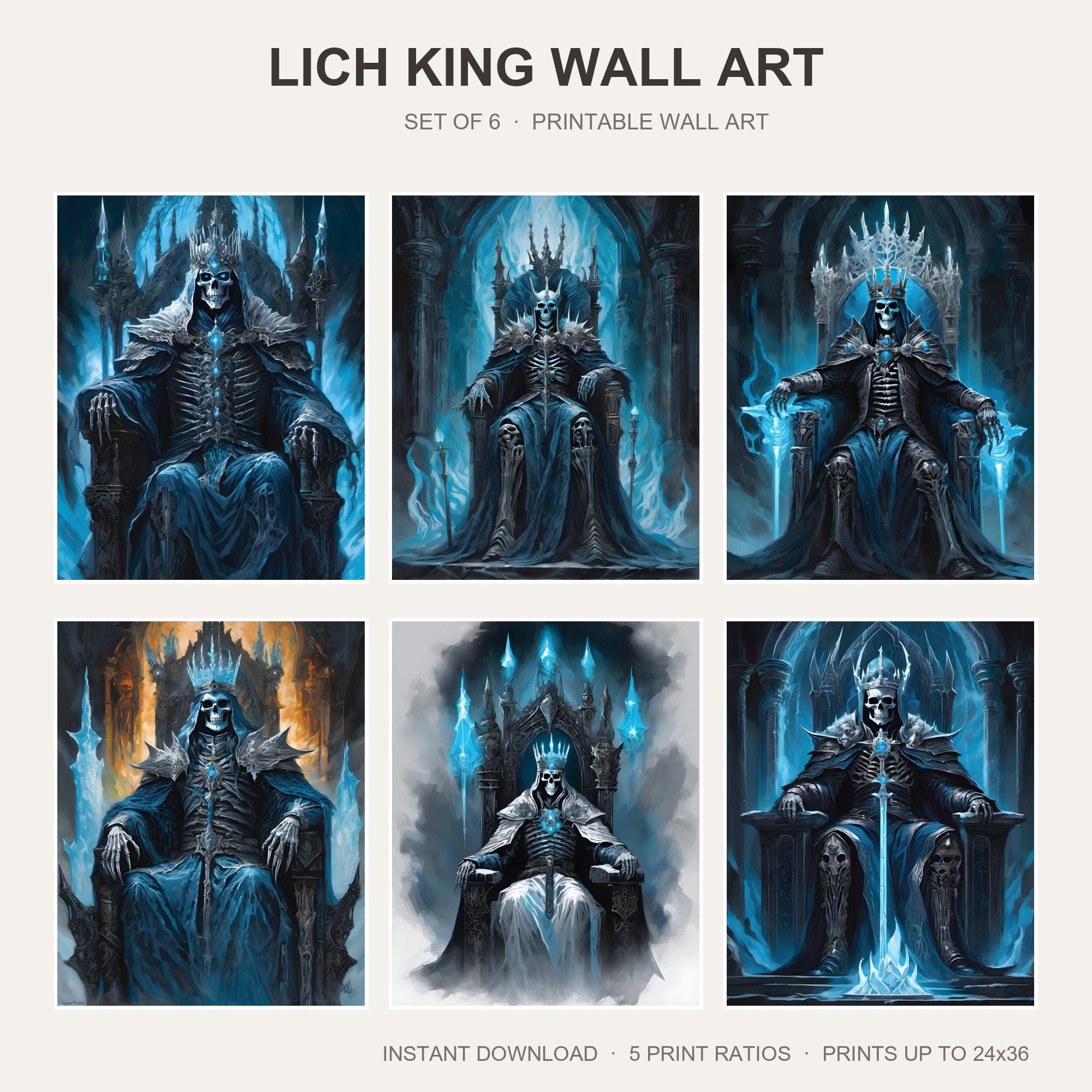 Lich King Wall Art