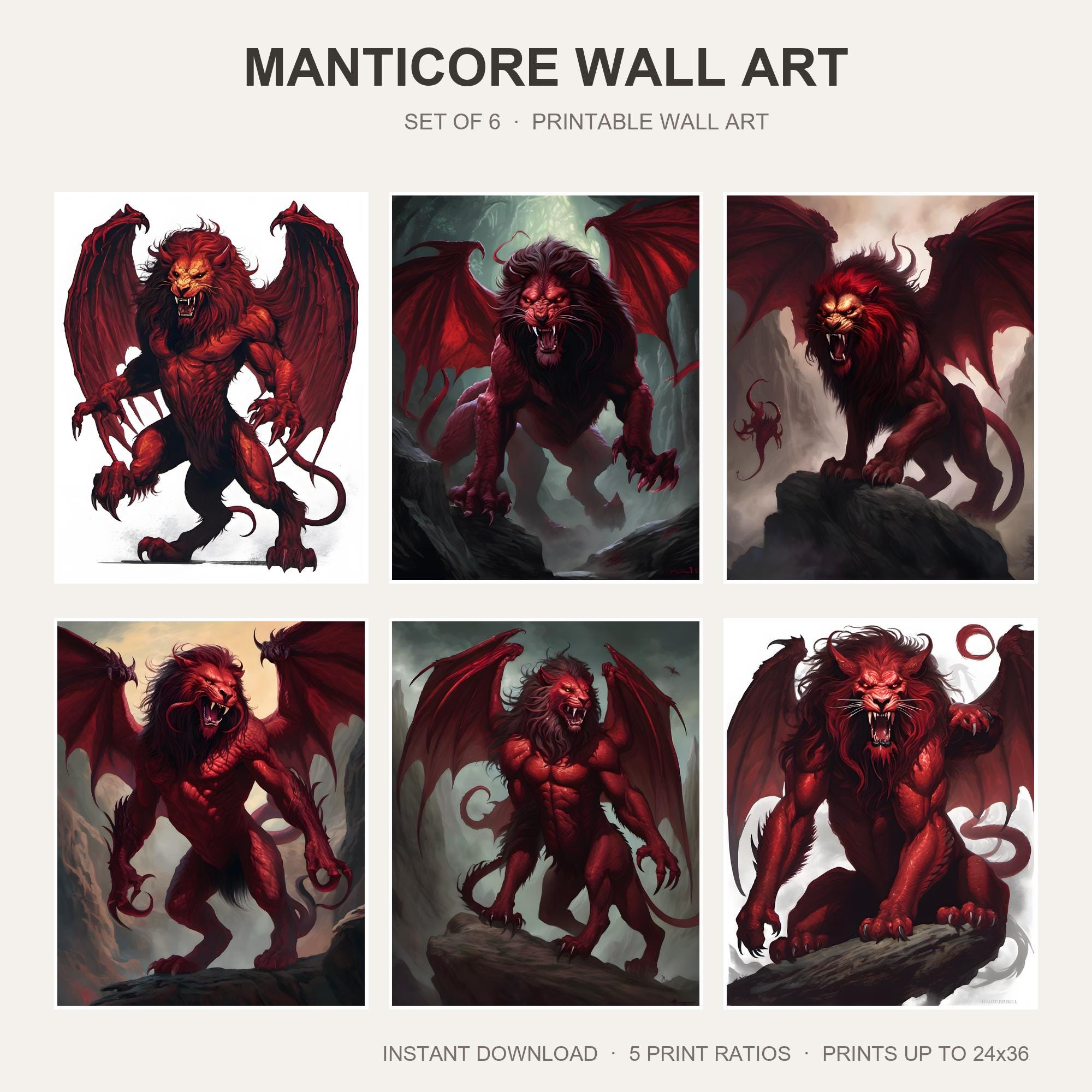 Manticore Wall Art