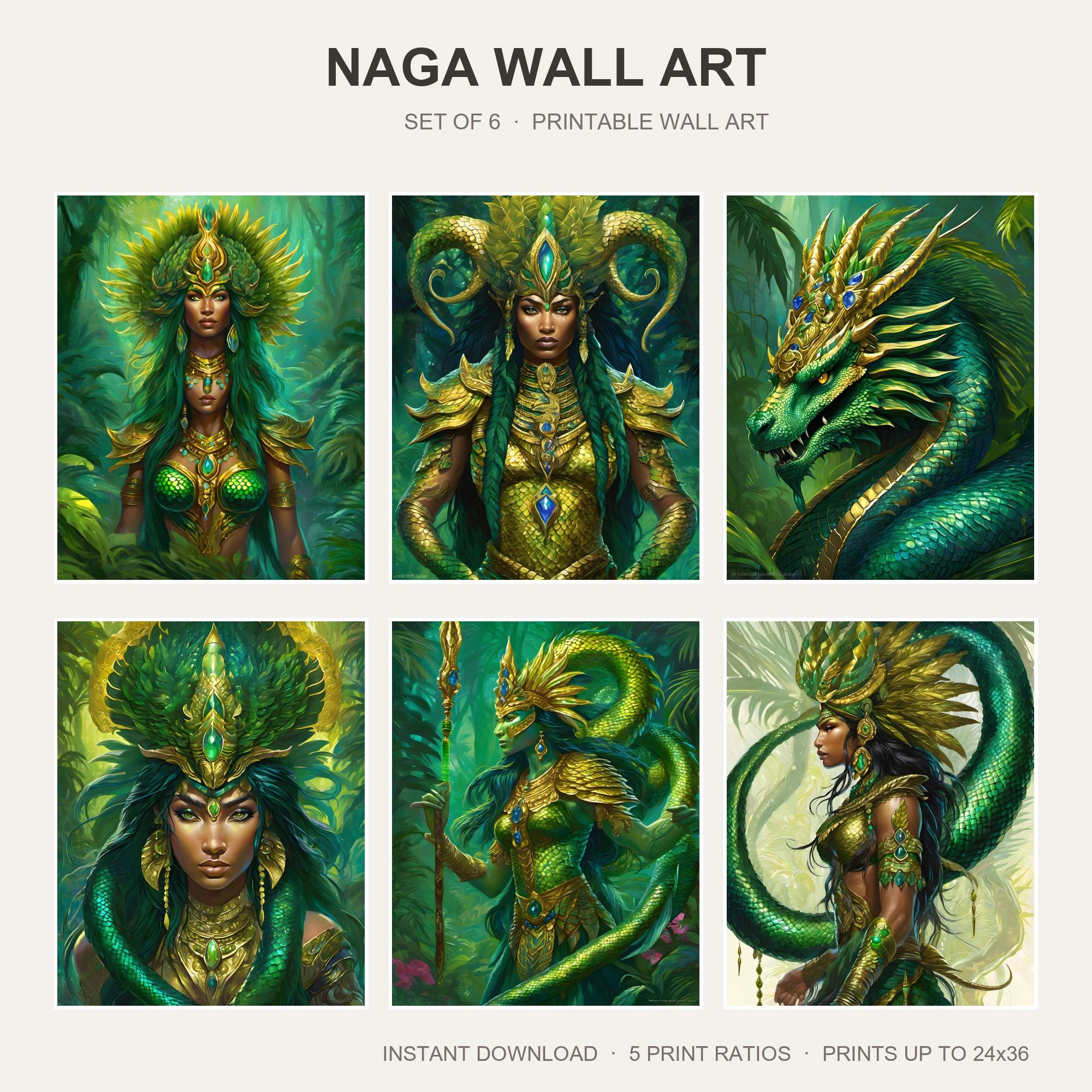 Naga Wall Art