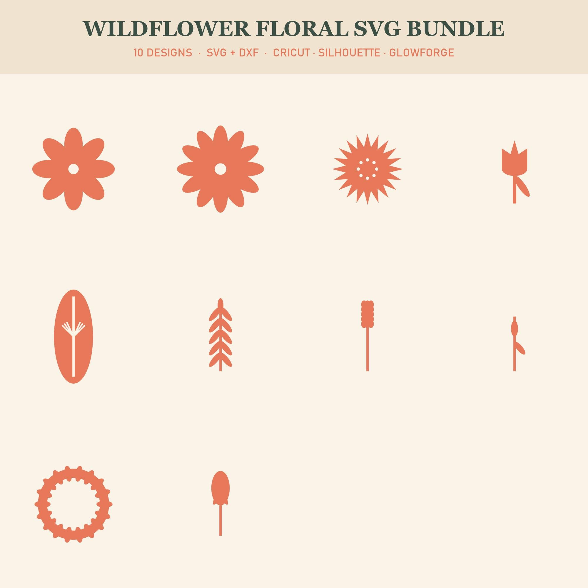 Wildflower SVG Bundle