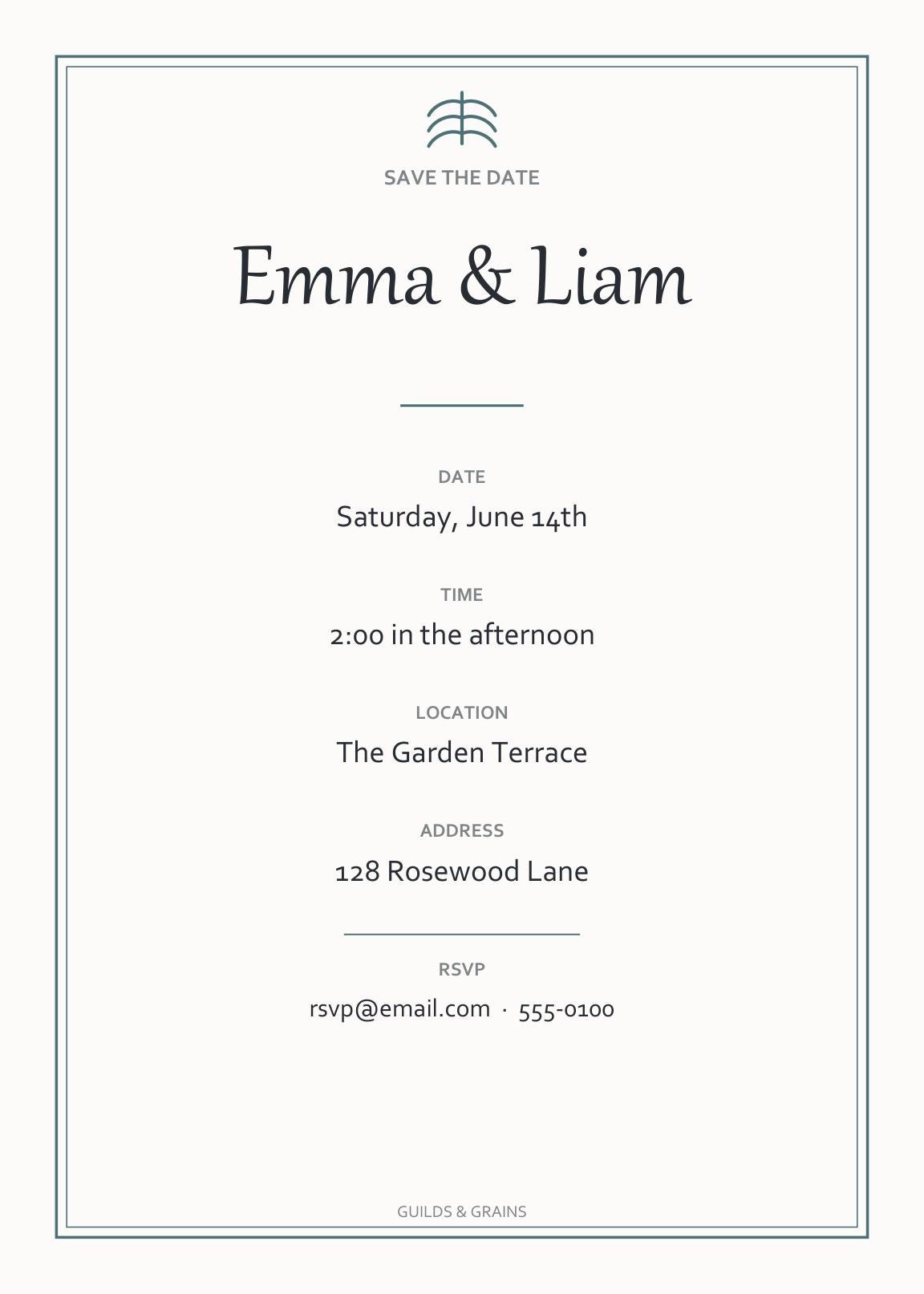 Save The Date Template Editable, Printable Minimalist Save The Dates, Wedding Instant Download Digital Announcement