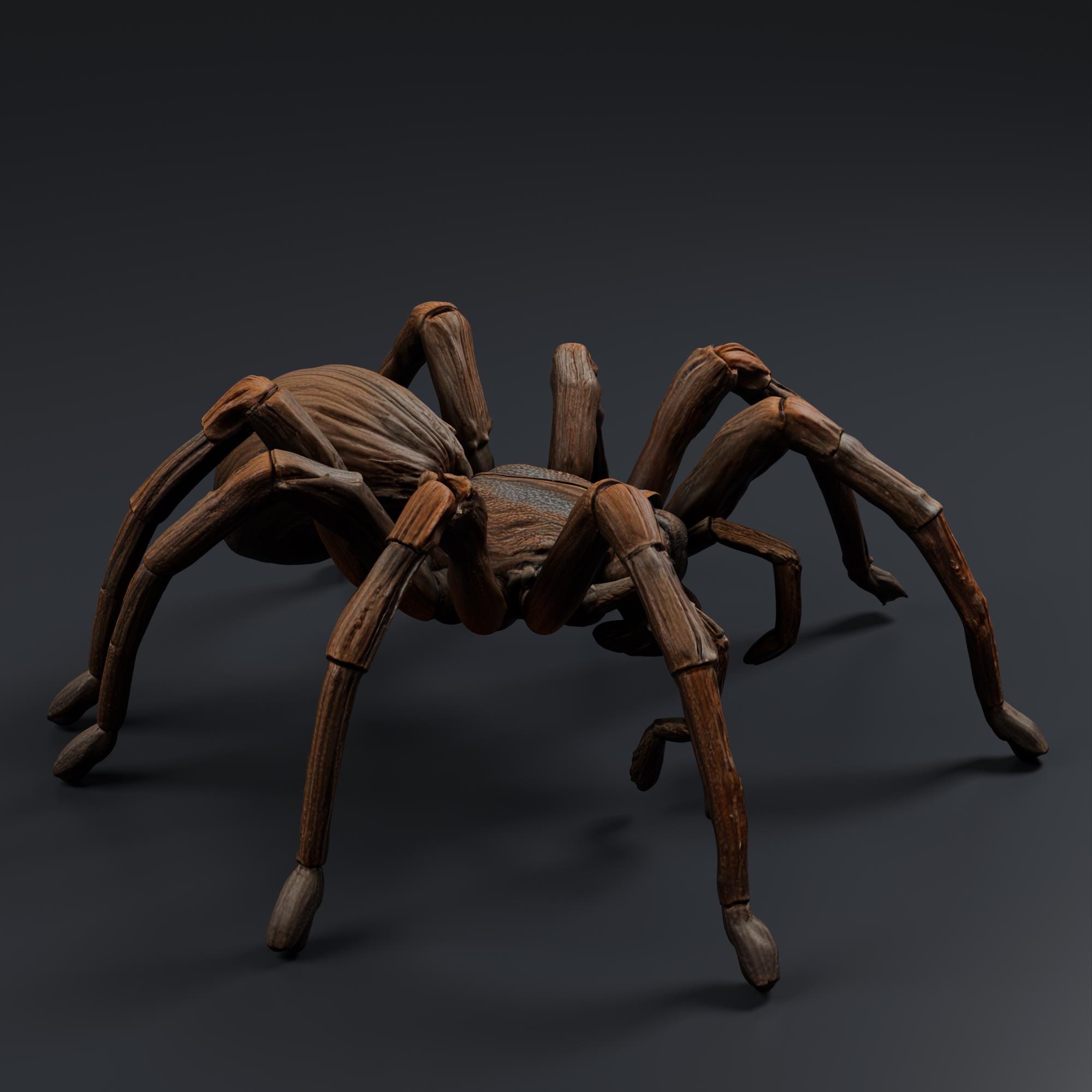 Giant Forest Spider STL File - Fantasy Tabletop Miniature 28mm Wargaming 3D Print