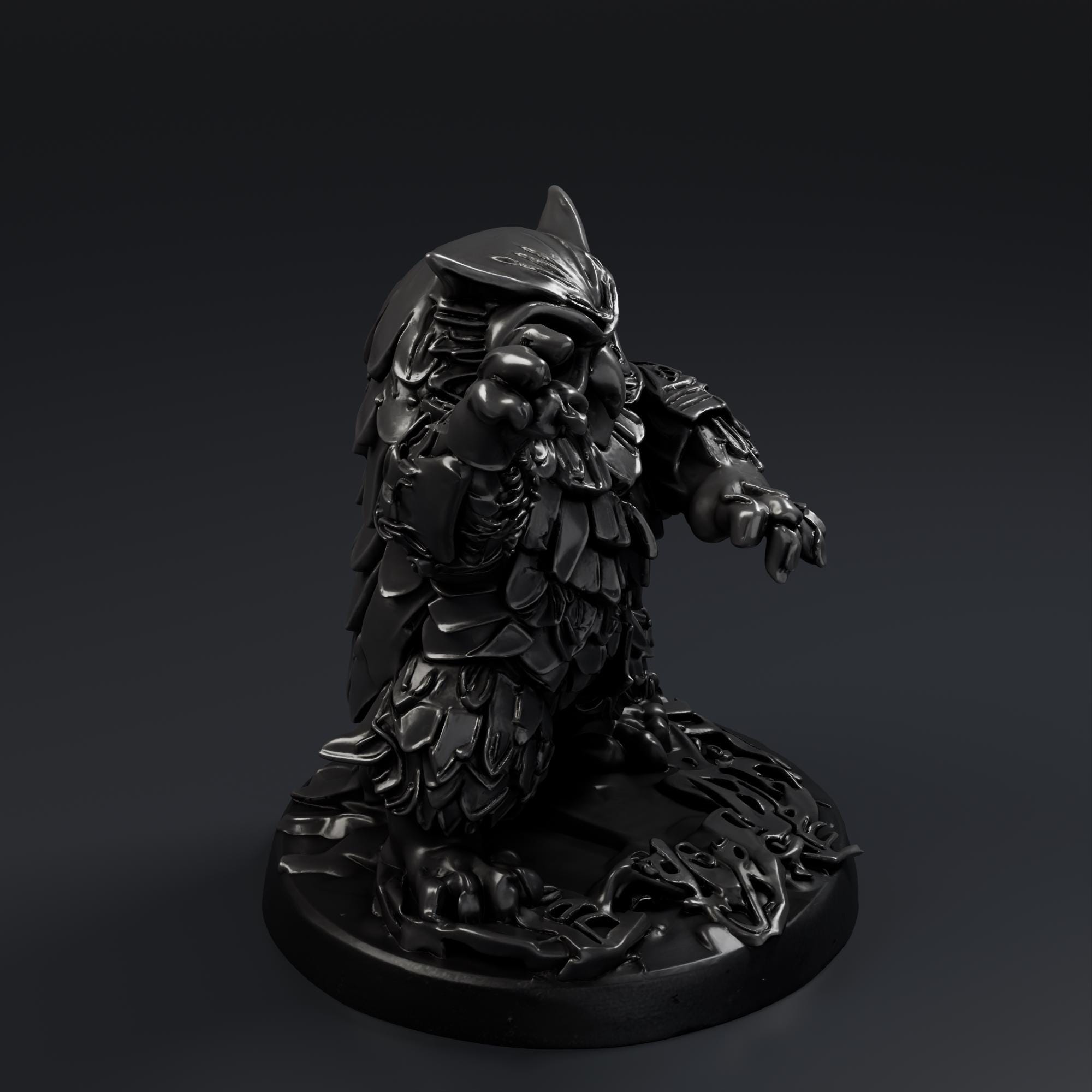 Owlbear 1 STL File - Fantasy Tabletop Miniature 28mm Wargaming 3D Print