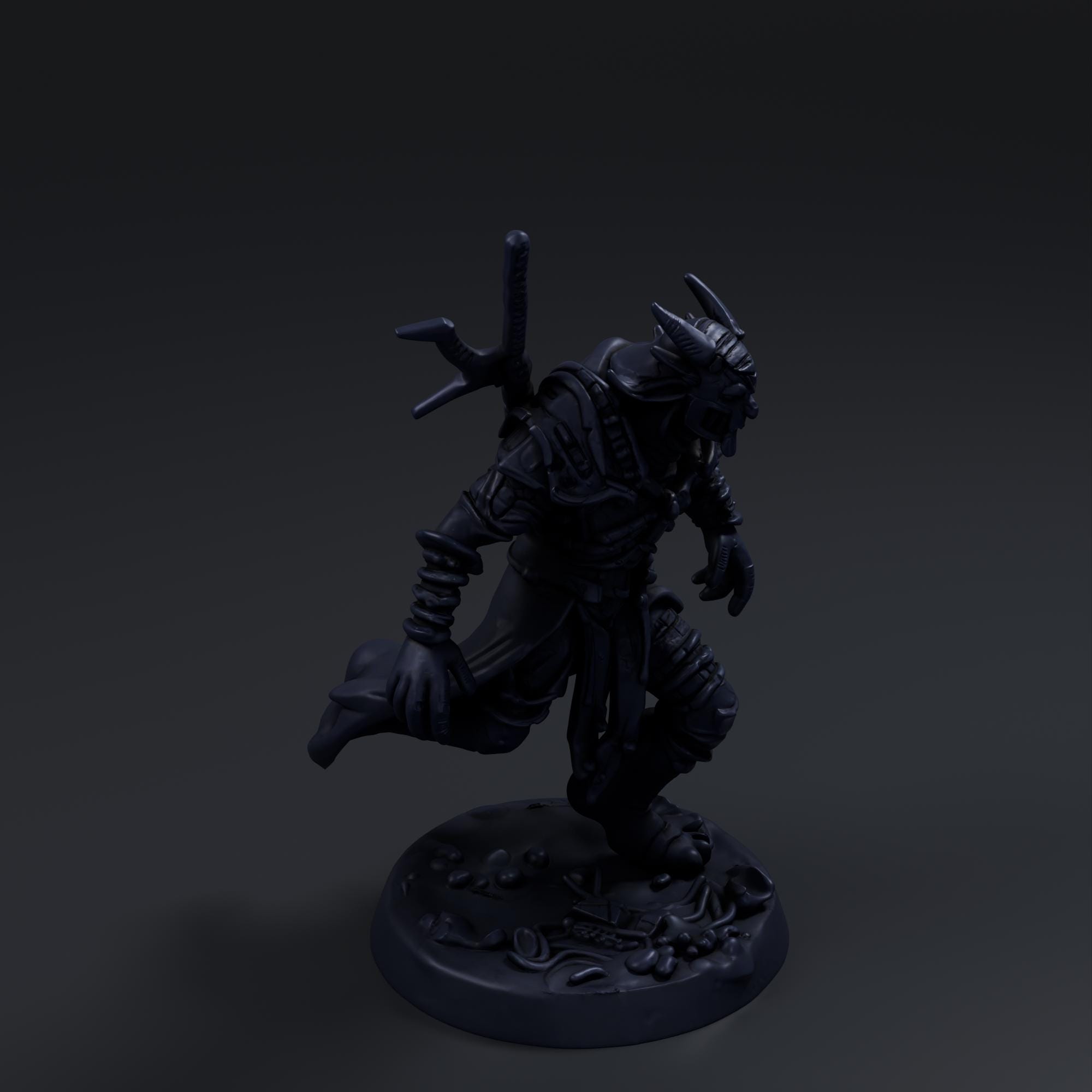 Demon Tabletop STL File - Fantasy Tabletop Miniature 28mm Wargaming 3D Print
