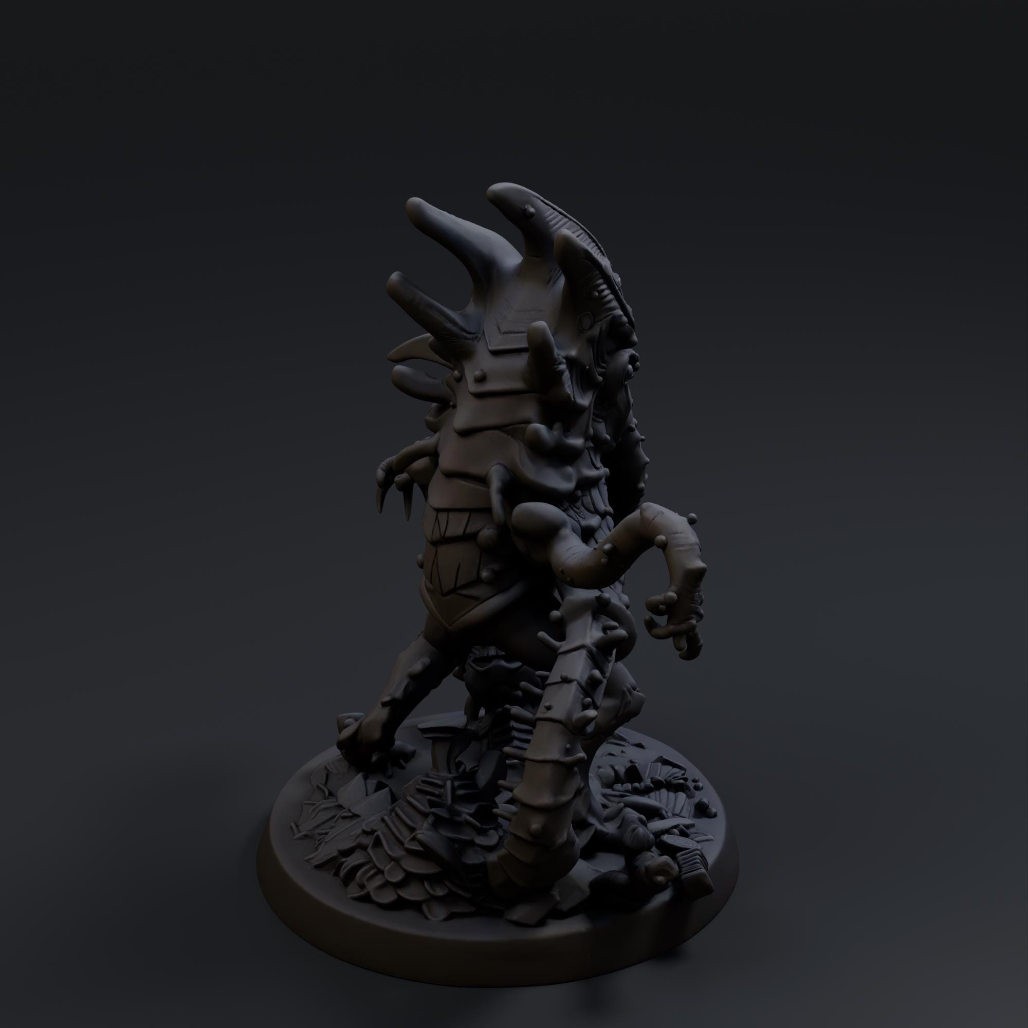 Tentacled Eldritch Monster STL File - Fantasy Tabletop Miniature 28mm Wargaming 3D Print