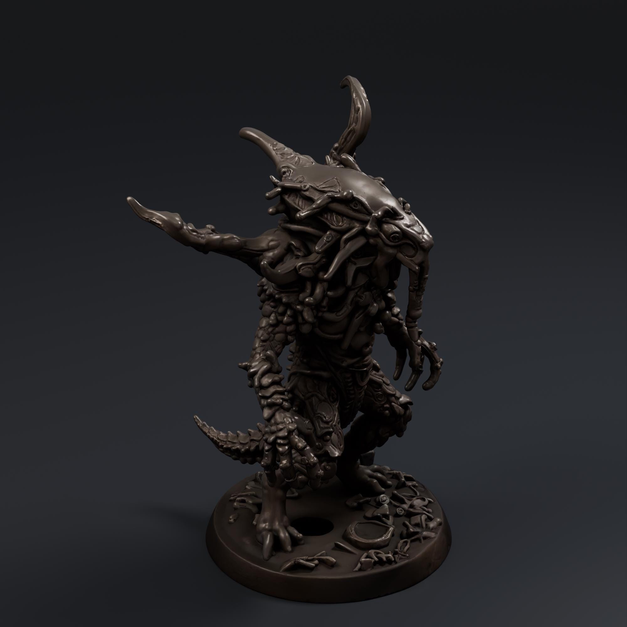 Tentacled Eldritch Monster 3 STL File - Fantasy Tabletop Miniature 28mm Wargaming 3D Print
