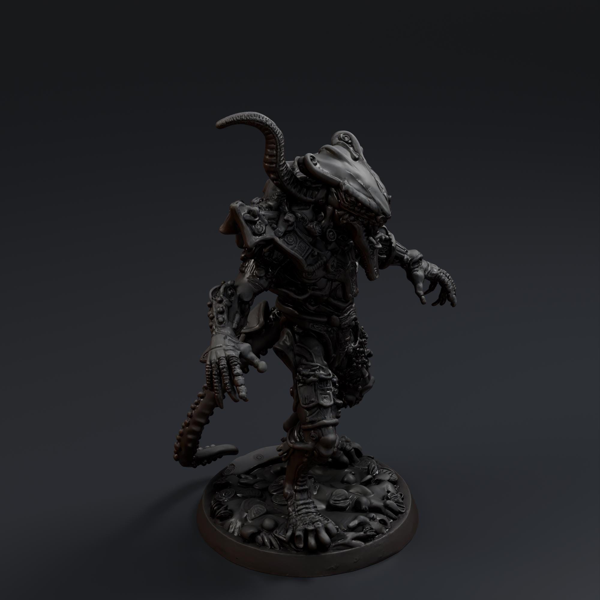 Tentacled Eldritch Monster 5 STL File - Fantasy Tabletop Miniature 28mm Wargaming 3D Print