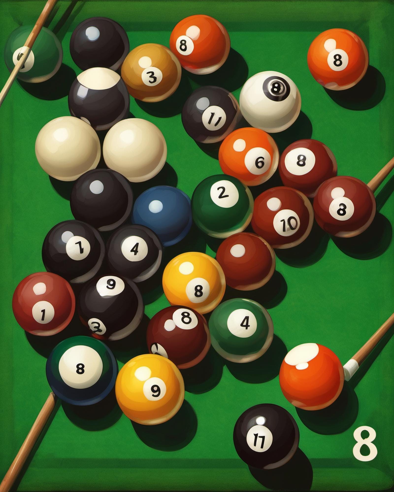 Pool Ball Wall Art