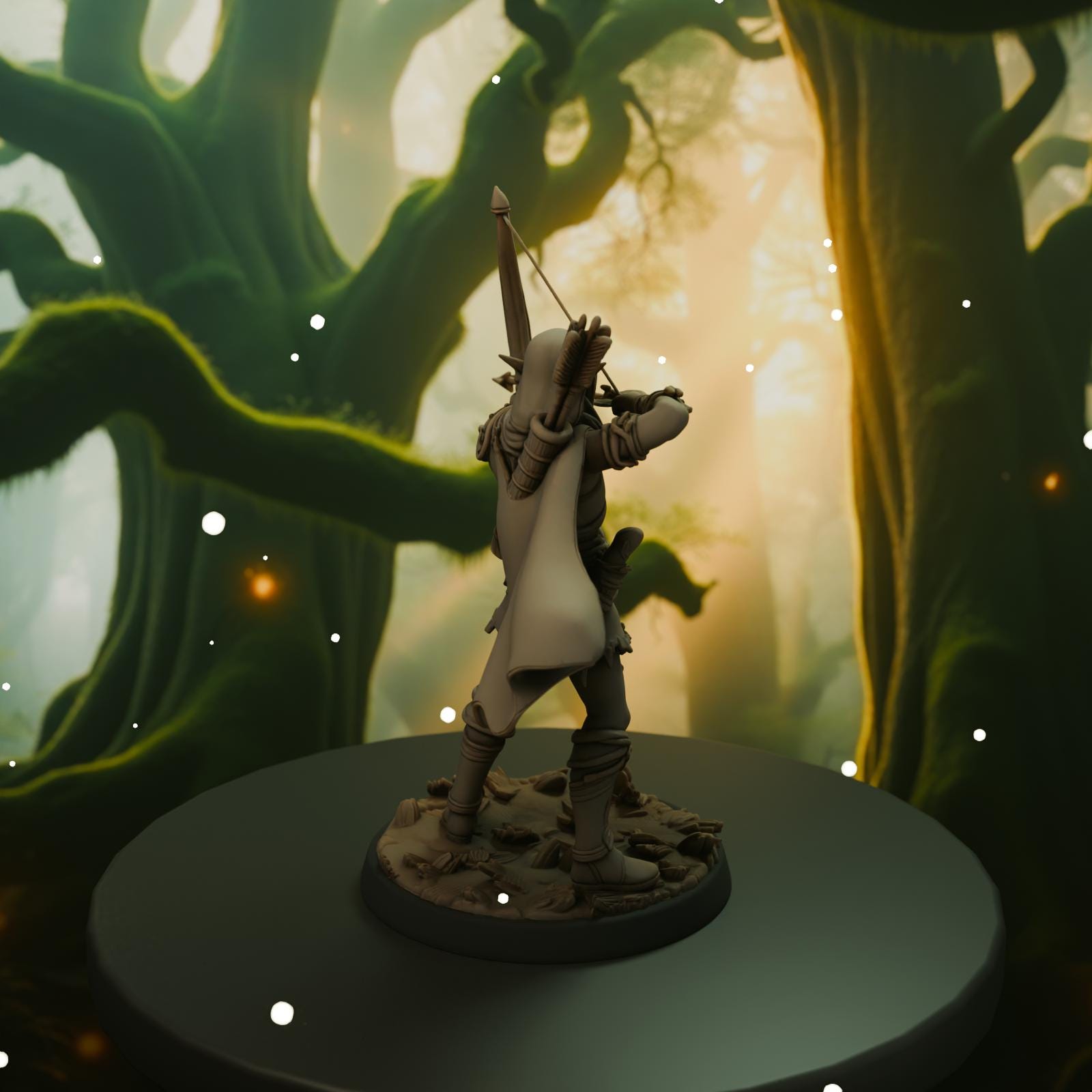 Wood Elf Archer Miniature Pack - 2 Sculpts