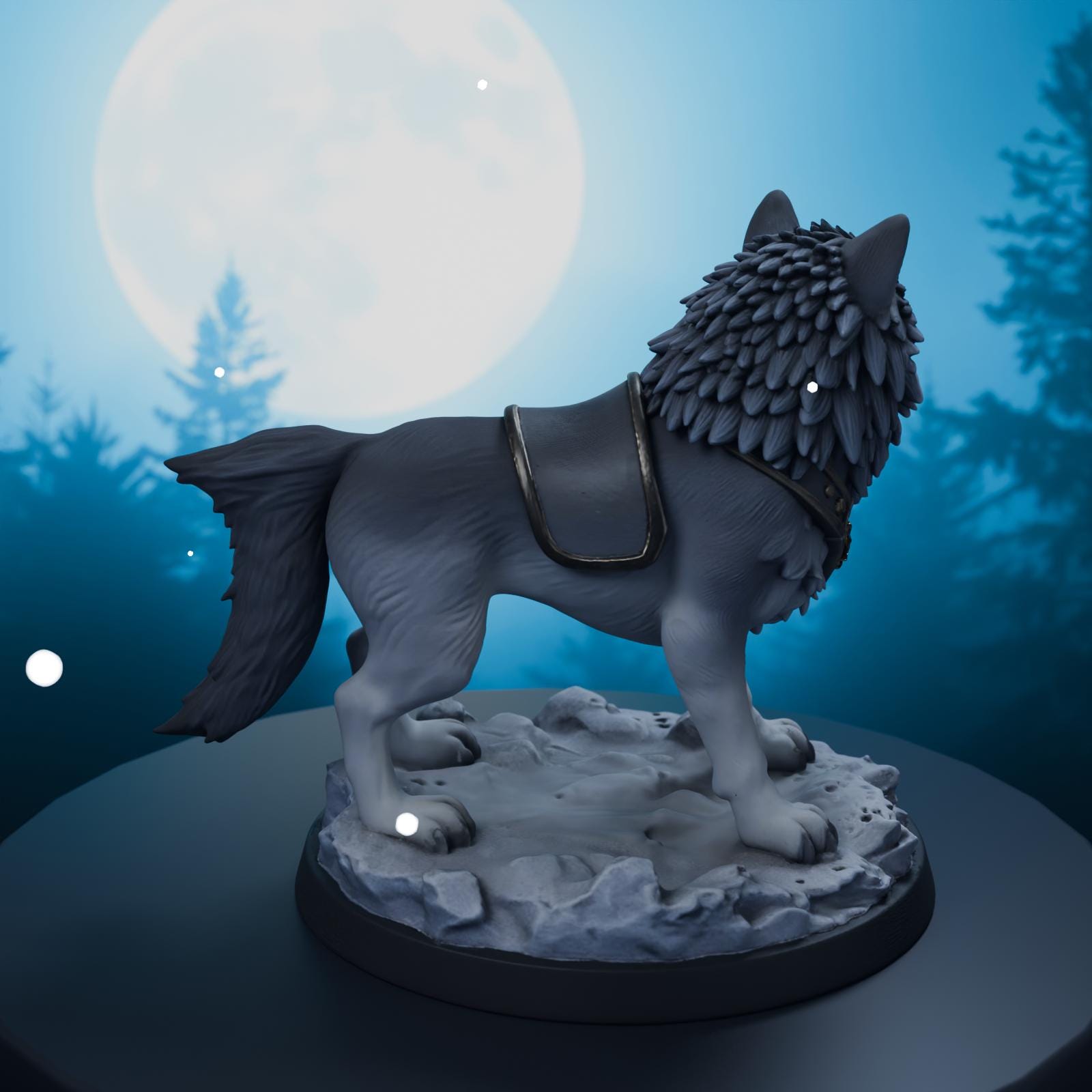 Dire Wolf Miniature Pack - 2 Sculpts